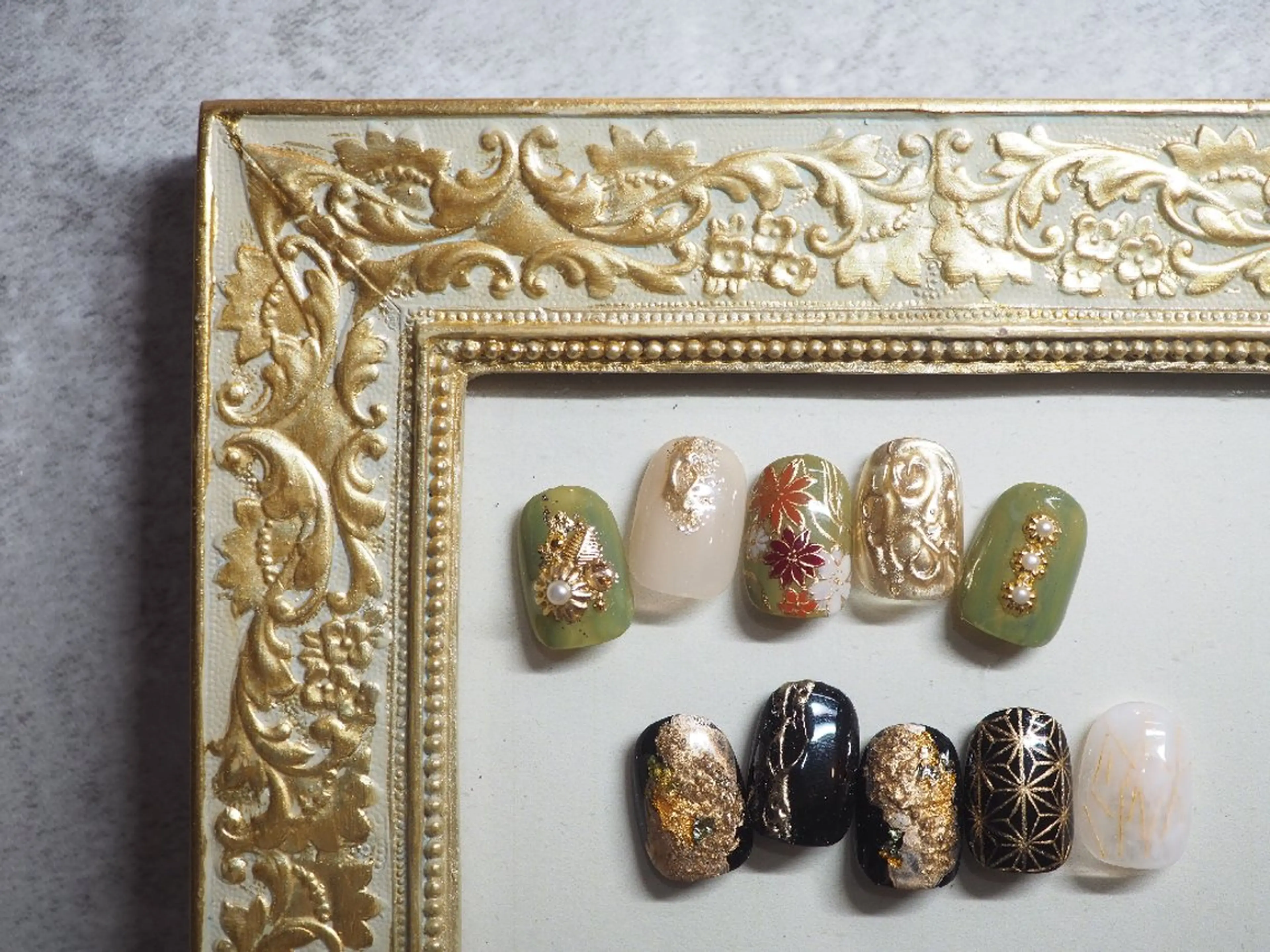 ネイル ハンドネイル glaNje 福光のネイルデザイン