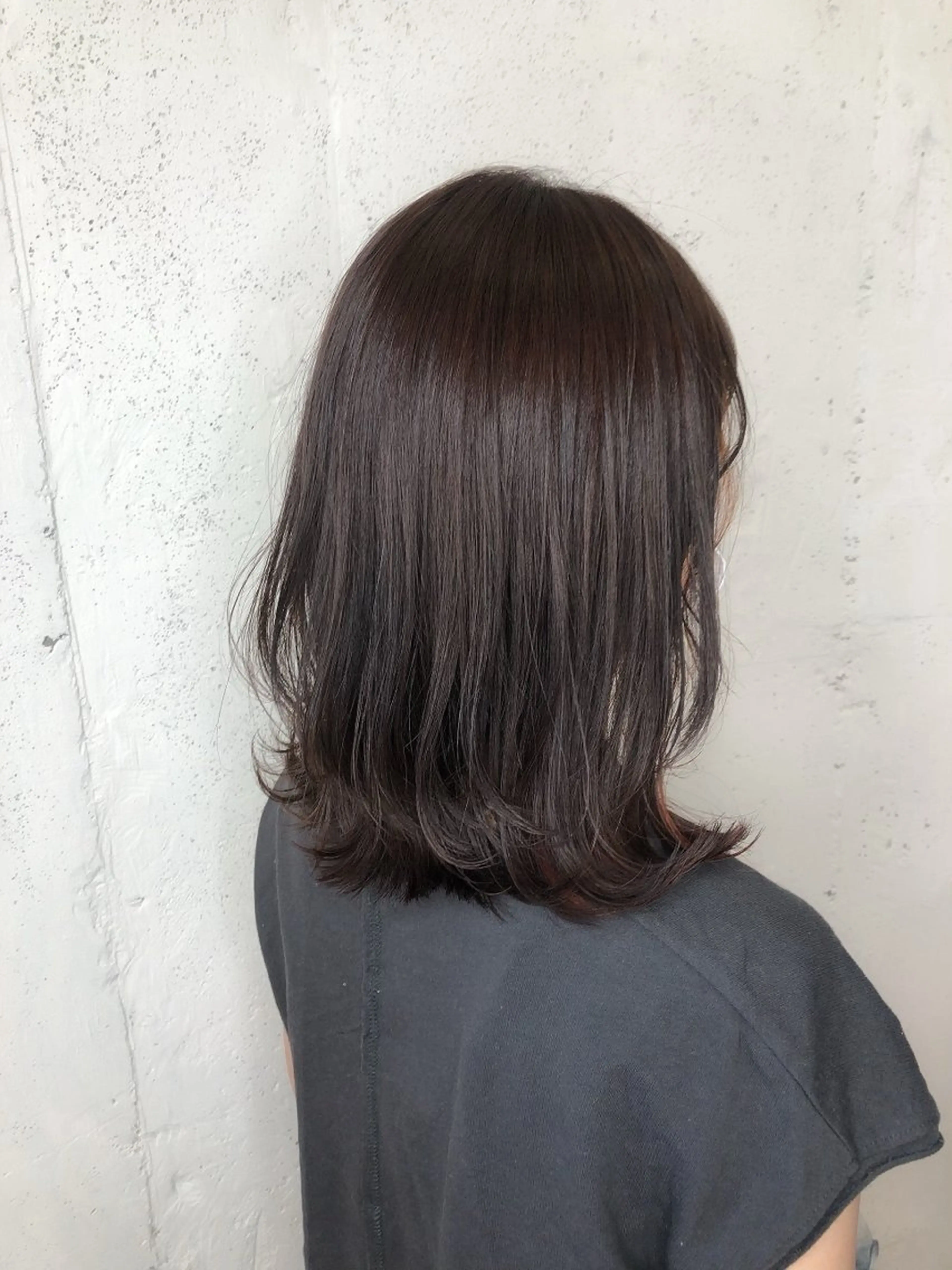 ミディアム カラー 透明感つやカラー🎀 ／マツエクのヘアスタイル