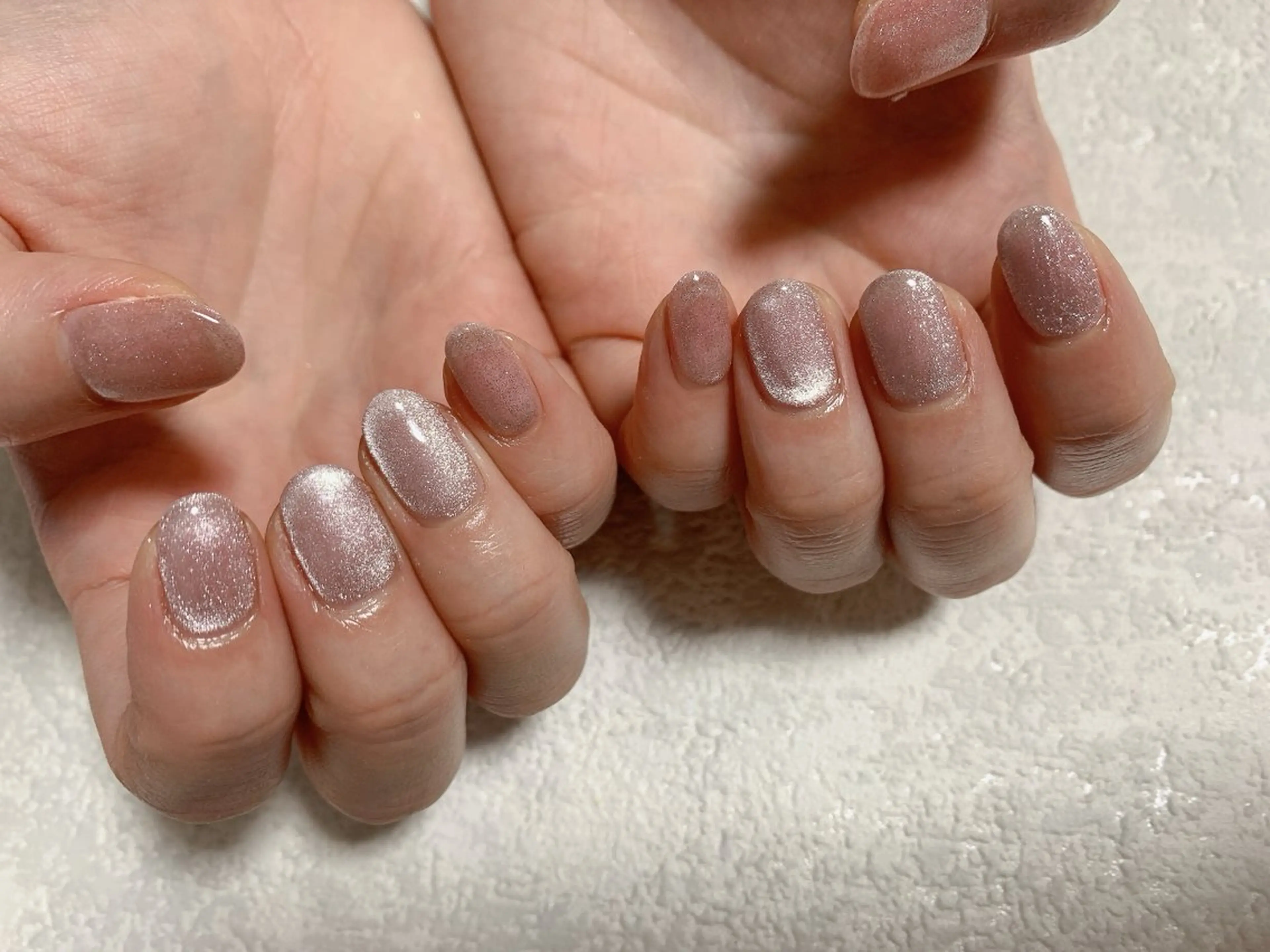 ネイル ジェルネイル キラキラネイル 韓国ネイル マグネットネイル メンズネイル kiki nail たまプラーザのネイルデザイン