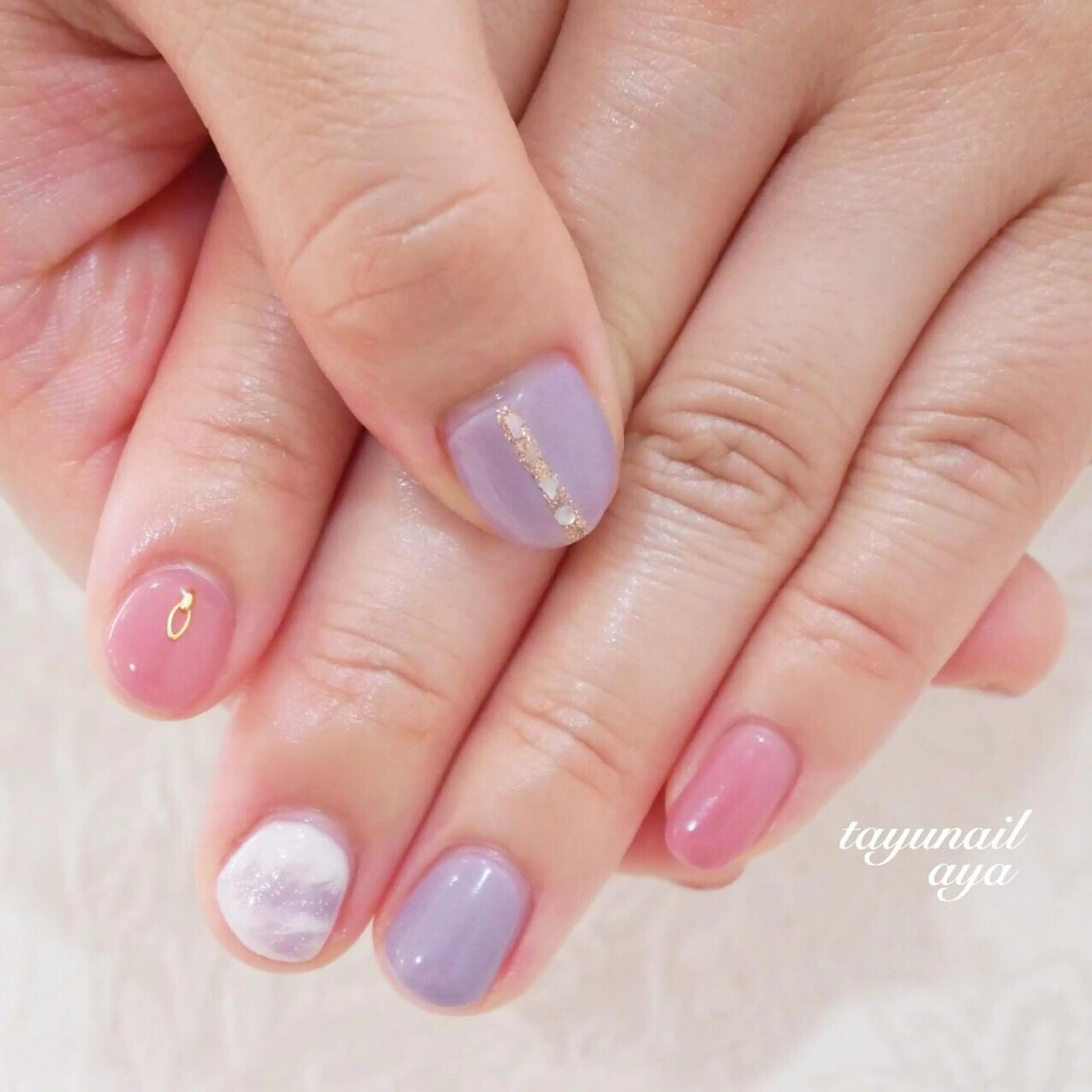 ネイル ネイルサロン・ネイルスクール　たゆnail所属・ネイルサロン 【たゆnail】のネイルデザイン