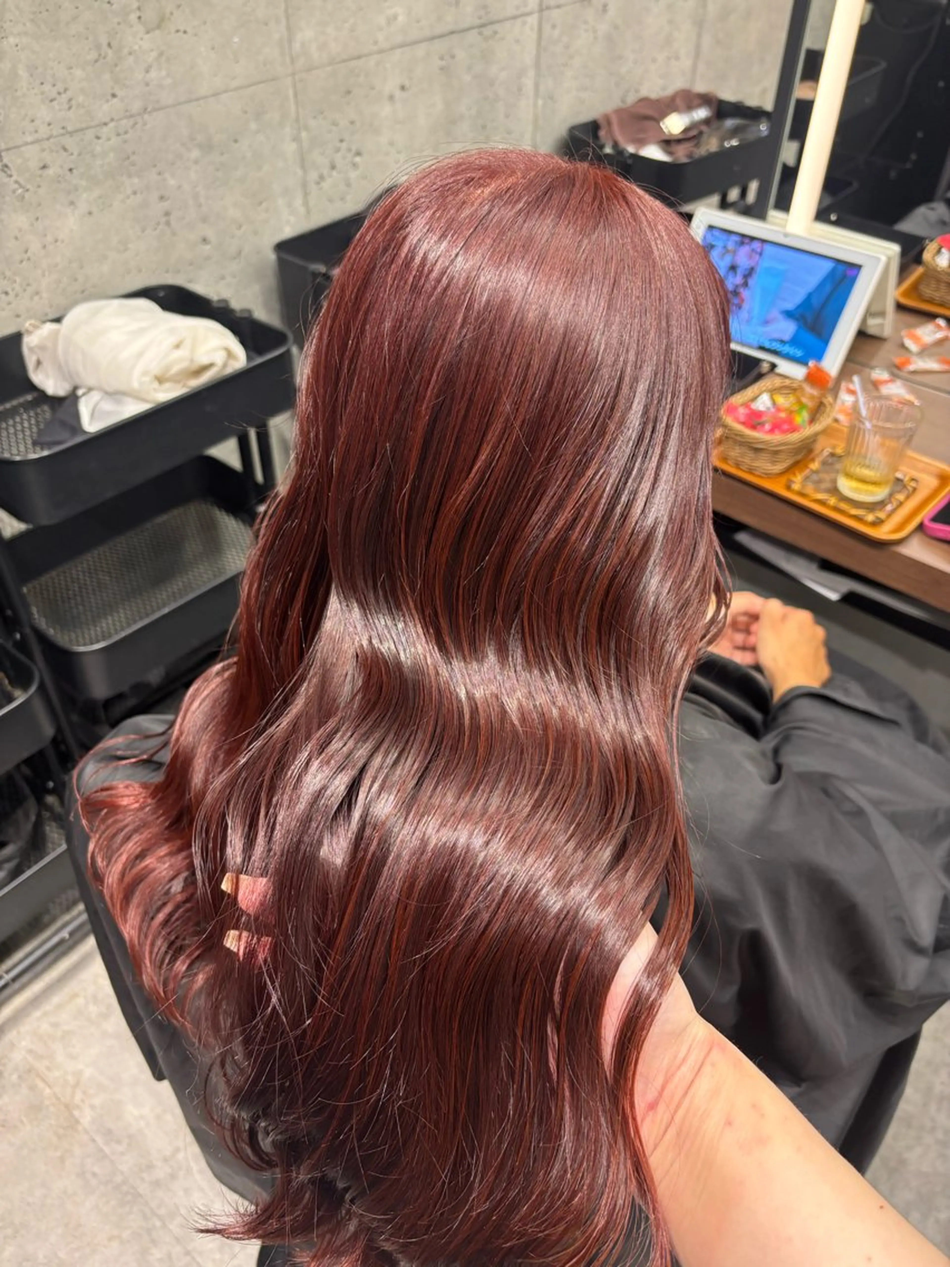 カラー カット ヘアカラー トリートメント 暖色/ハイトーン/ カラー/HBLのヘアスタイル