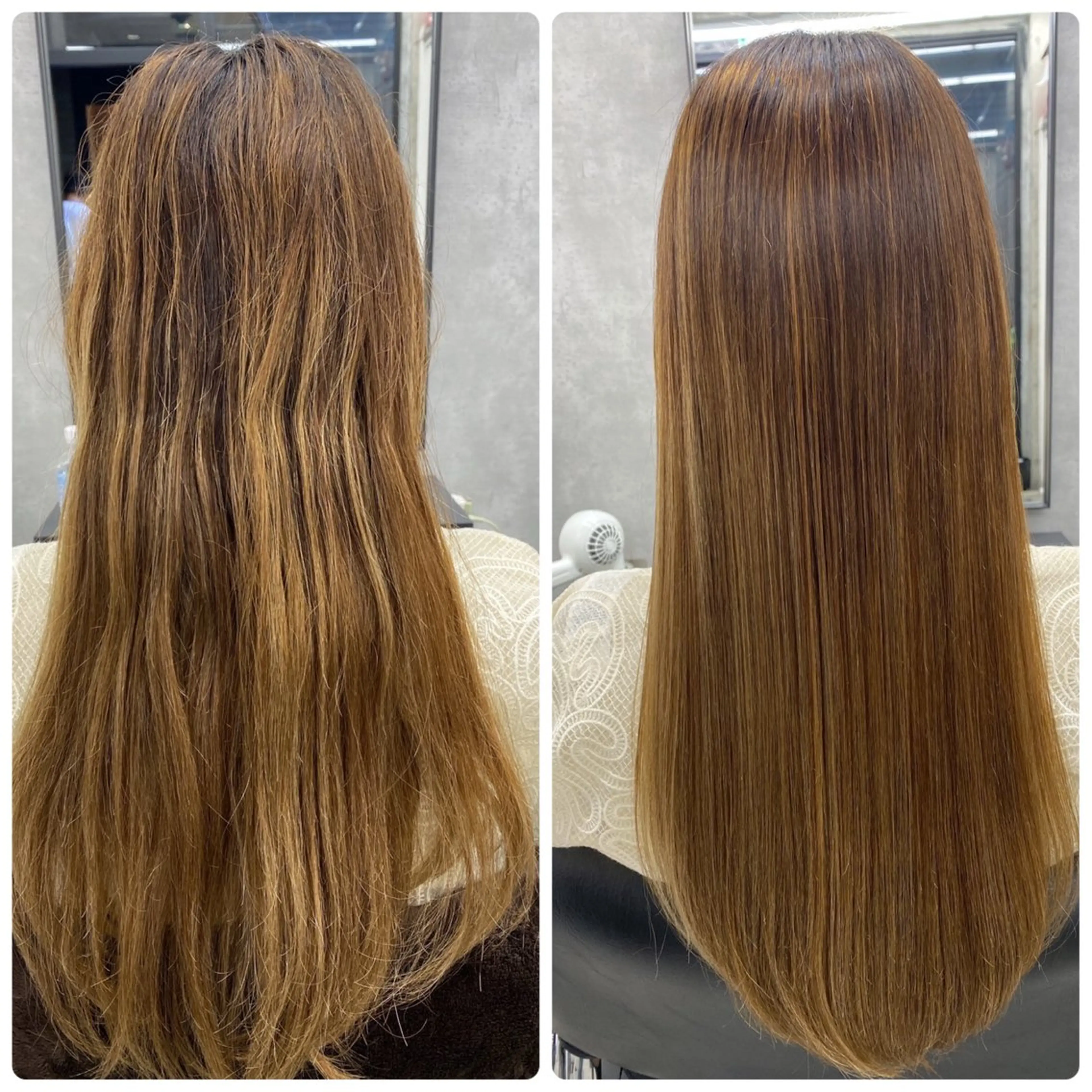 ロング カラー 髪質改善 縮毛矯正 トリートメント 巻ける縮毛矯正🌸 勝倉　麗のヘアスタイル