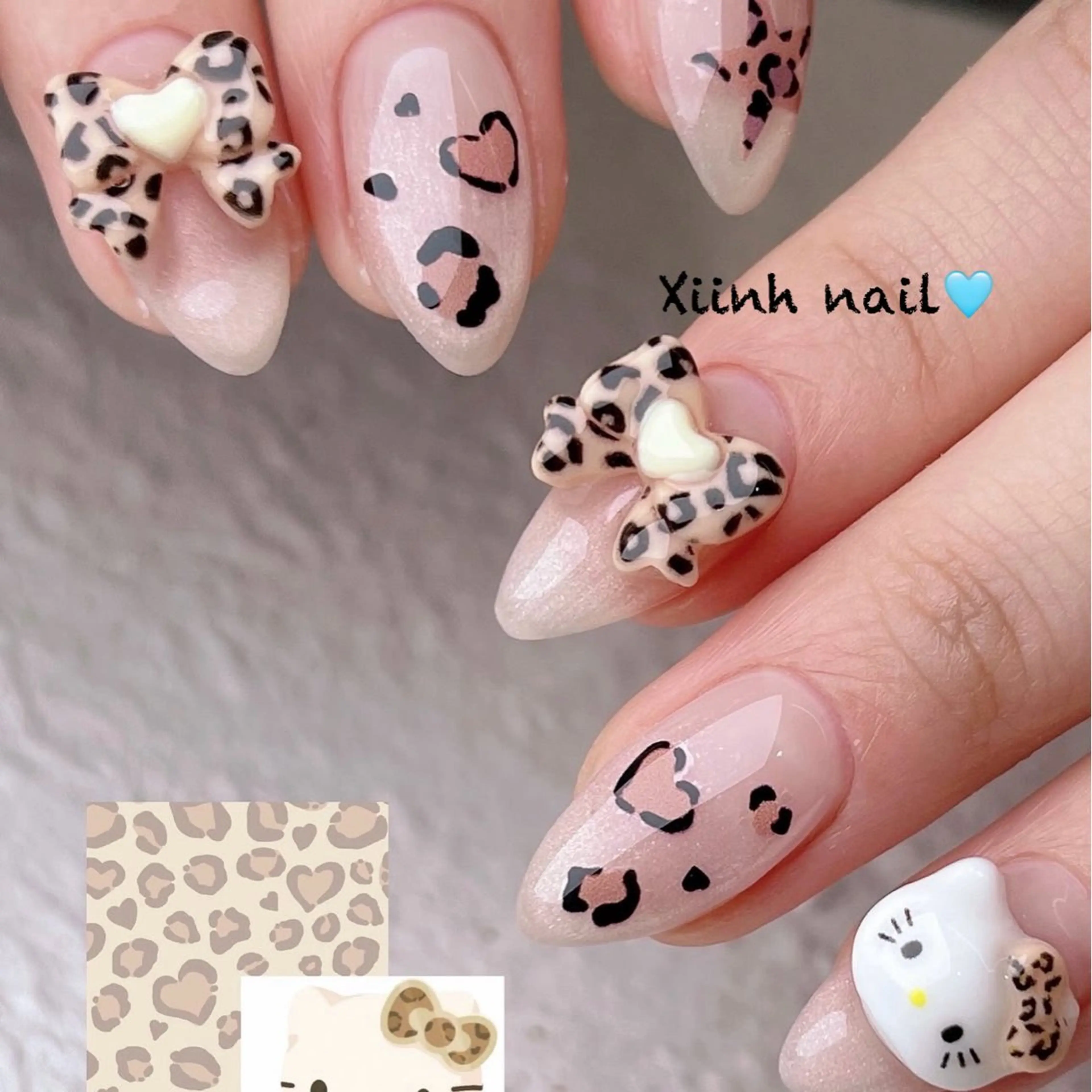 ネイル チークネイル フットネイル フレンチネイル ジェルネイル ハロウィン XIINH NAIL SALONのネイルデザイン