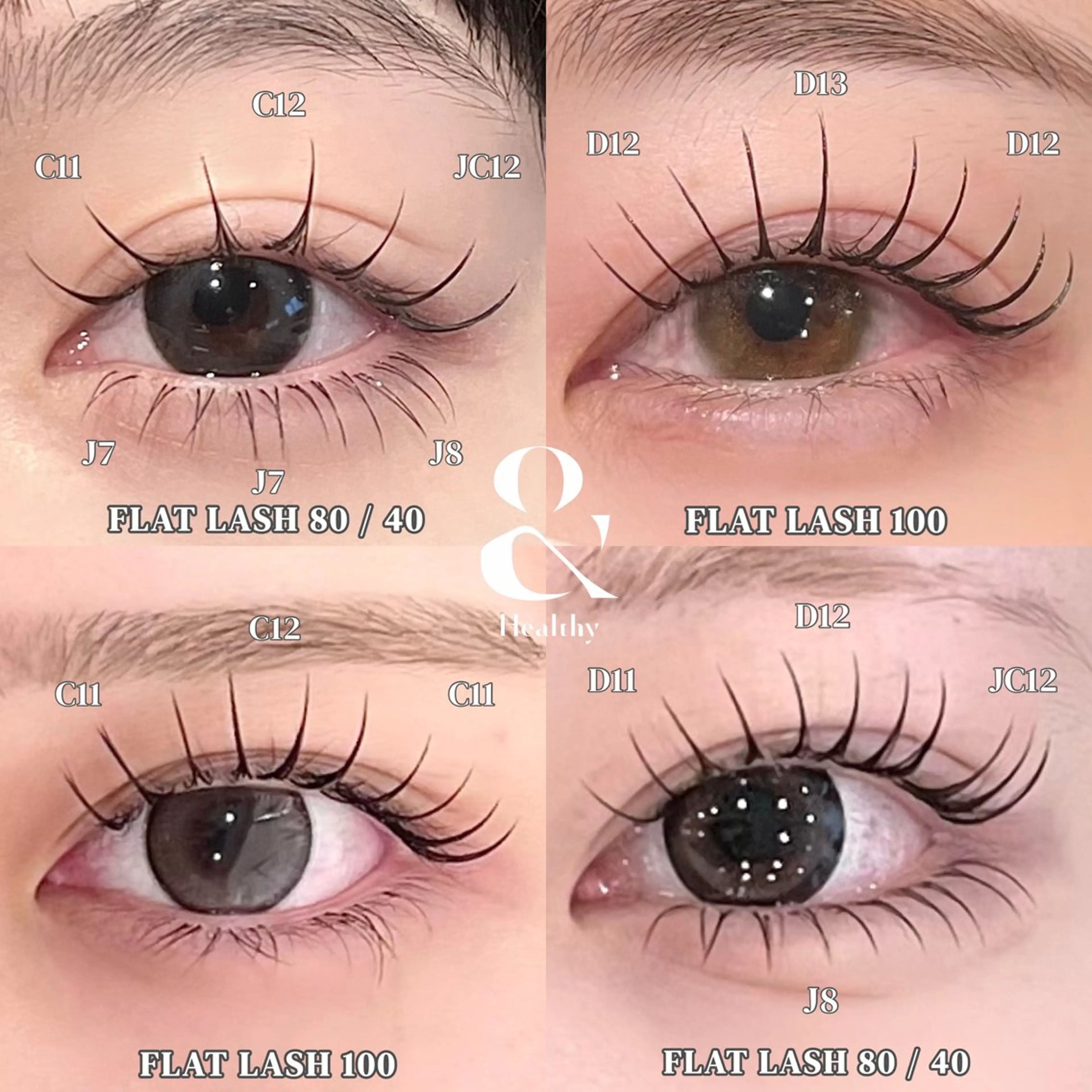 マツエク・マツパ フラットラッシュ ナチュラル マツエク ＊OLIVIA池袋 ＊長友のマツエク・マツパデザイン