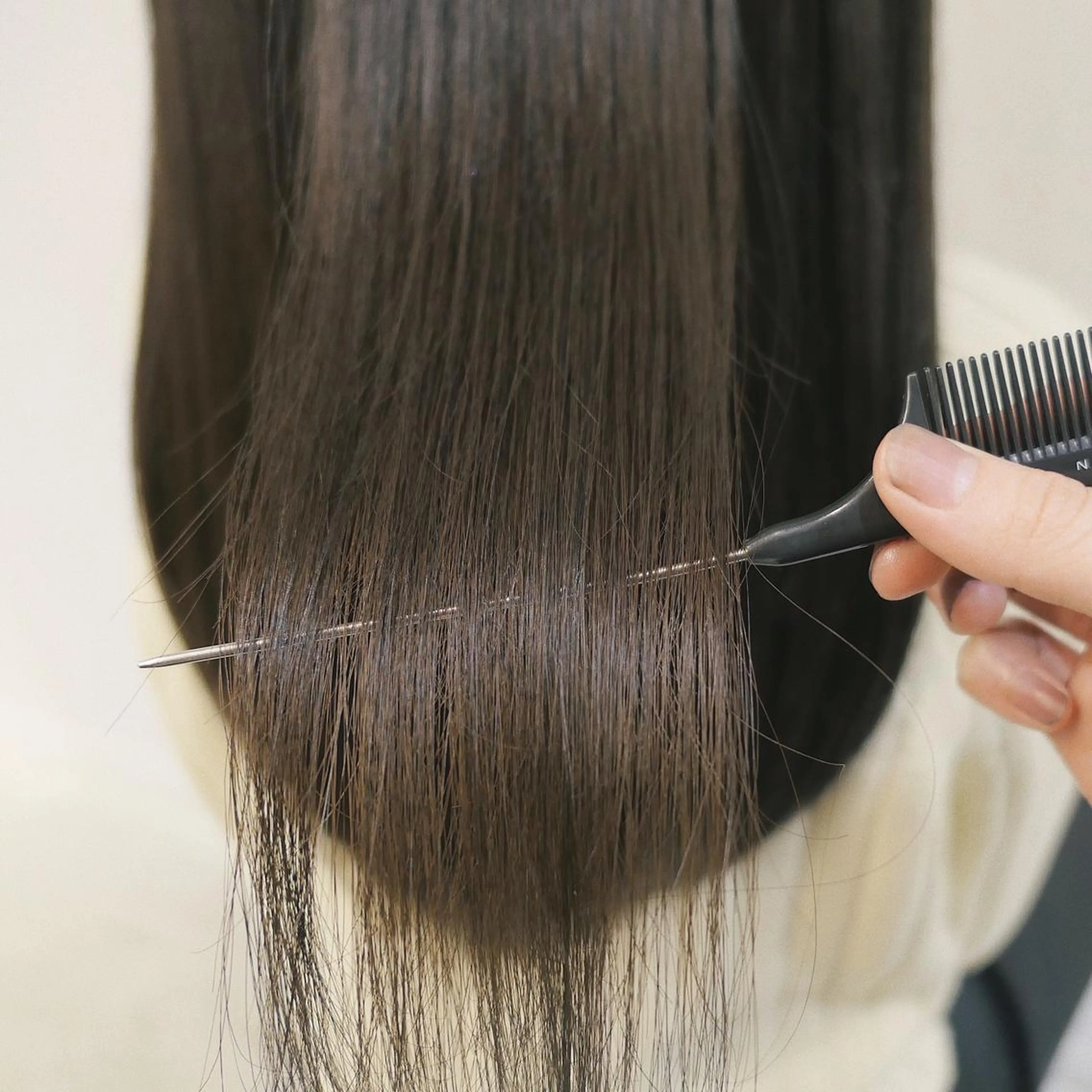 ロング パーマ ストレートパーマ 縮毛矯正 SHEA.学芸大学所属・一箭 恵梧/ロングヘアのヘアスタイル