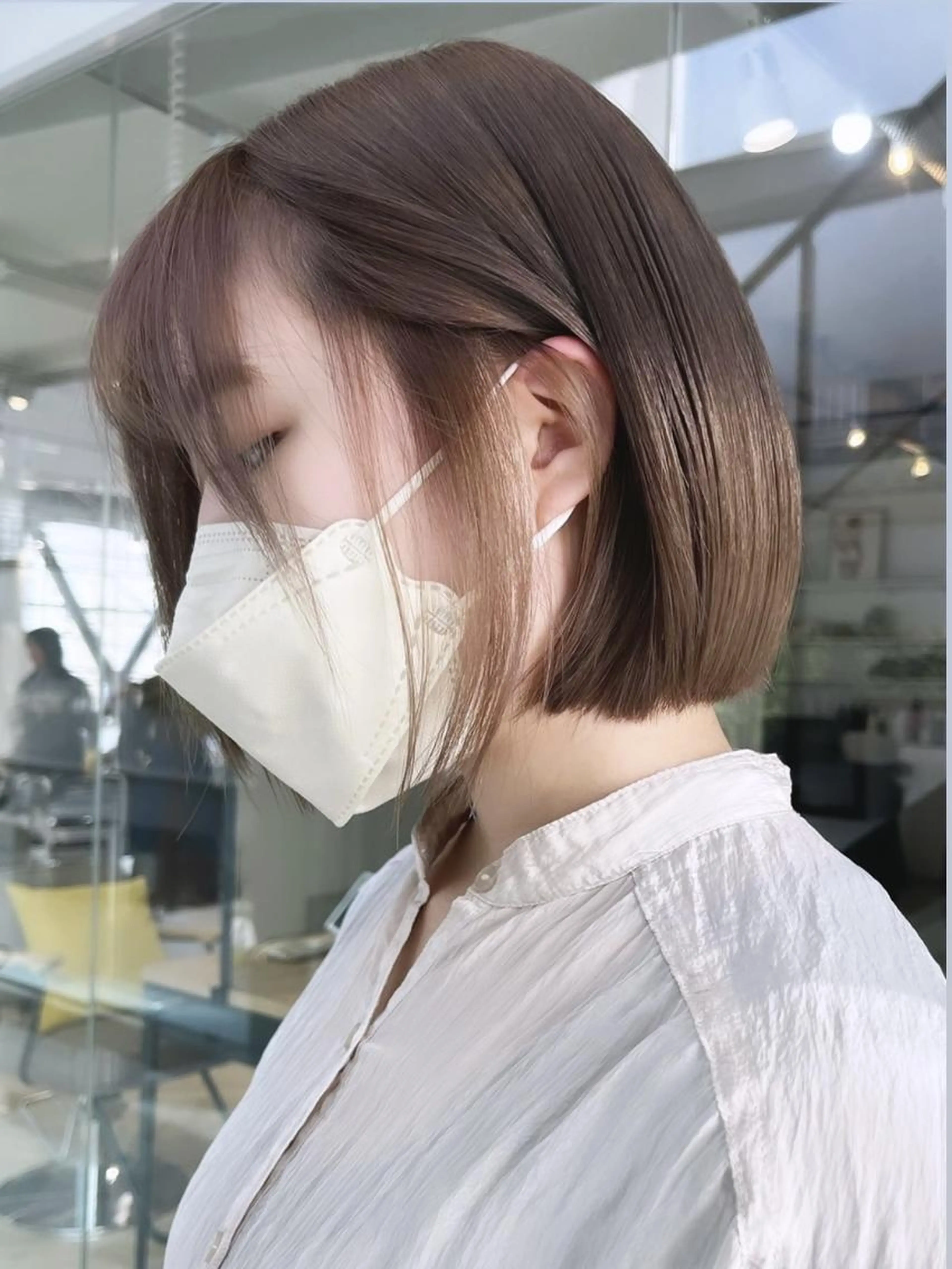 💙【ブリーチなし】カット+ダブルカラー(ブリーチなし/フルカラー 2回)_12100円 ※再来+1100円の写真