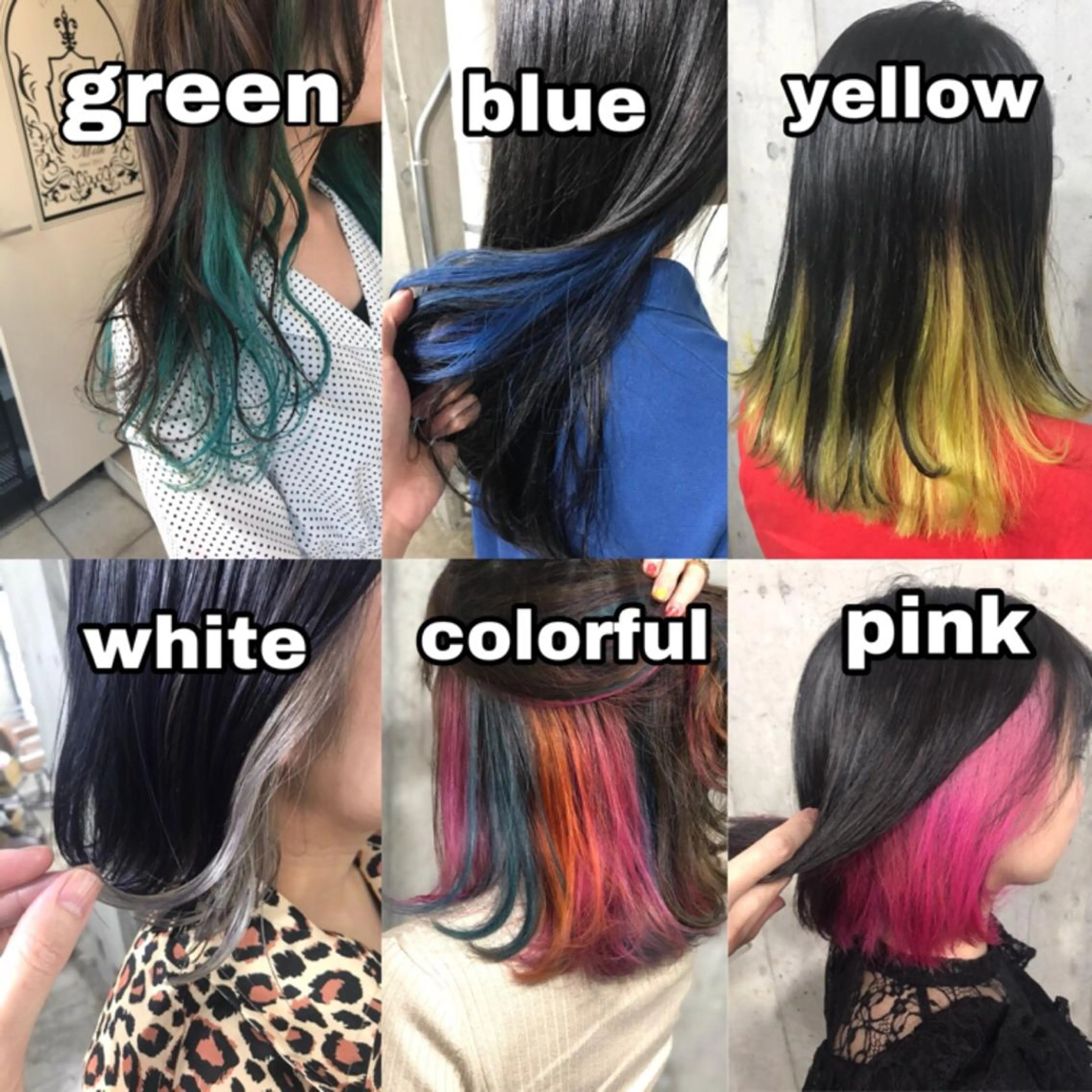 ミディアム カラー パーマ ヘアアレンジ メンズ キッズ ネイル マツエク・マツパ メンズインナーカラー インナーカラー サロンドミルク 原宿のヘアスタイル