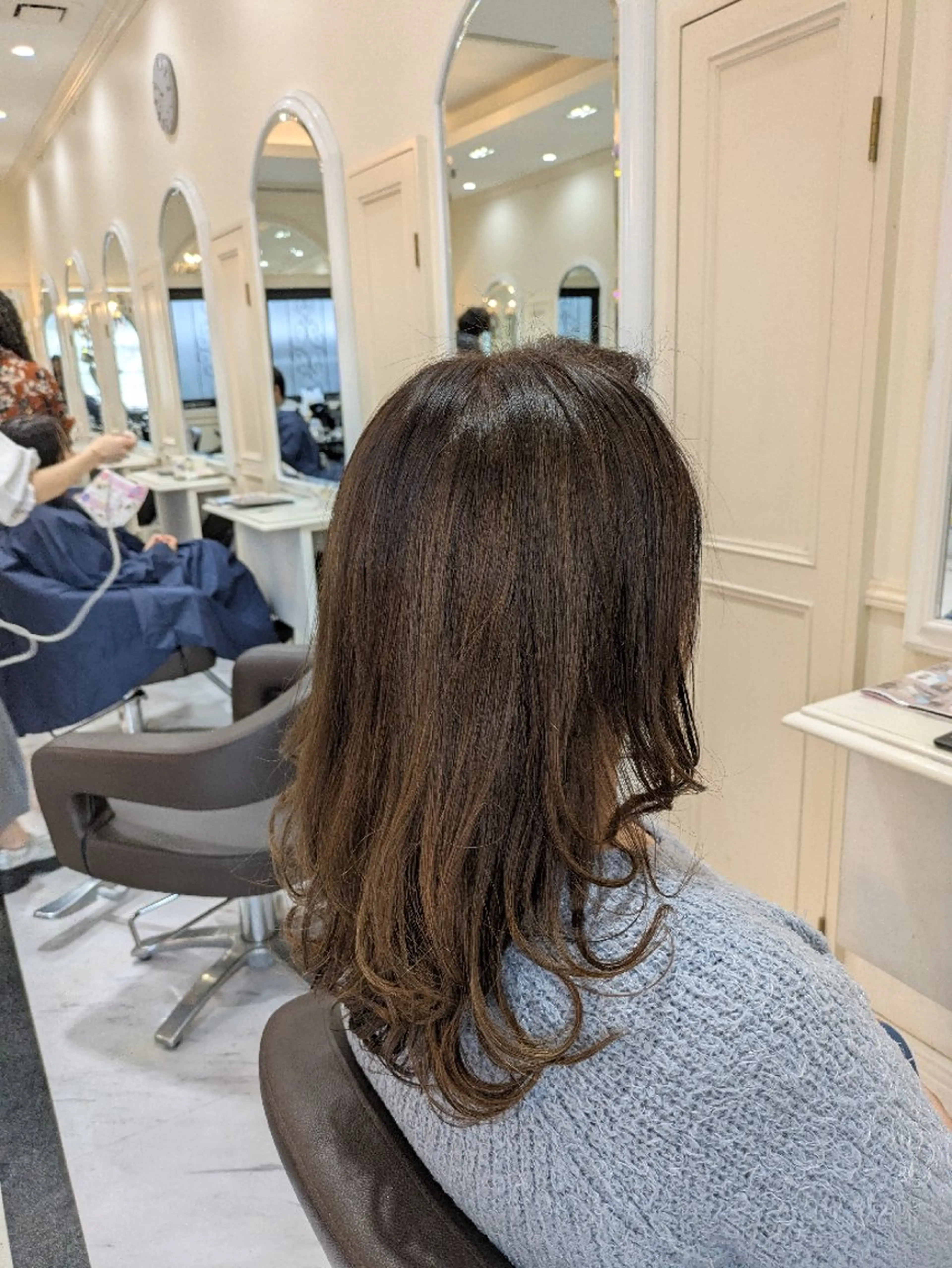 ロング カラー ヘアカラー Salon de with根本博史のヘアスタイル