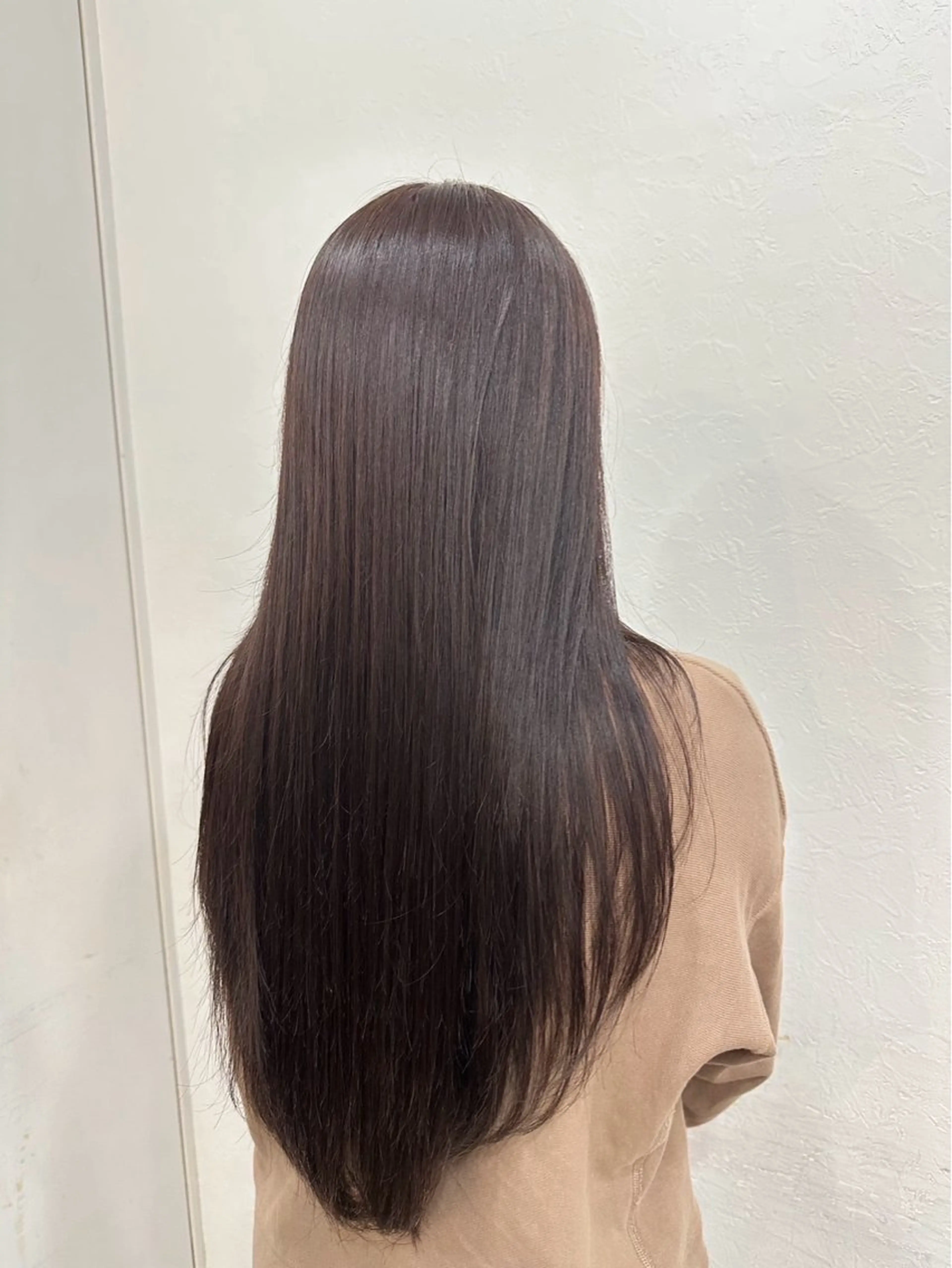 ロング カラー ブラウンカラー ピンクカラー ピンクブラウン アトレ藤沢店所属・【アトレ藤沢】矢野 素子のヘアスタイル