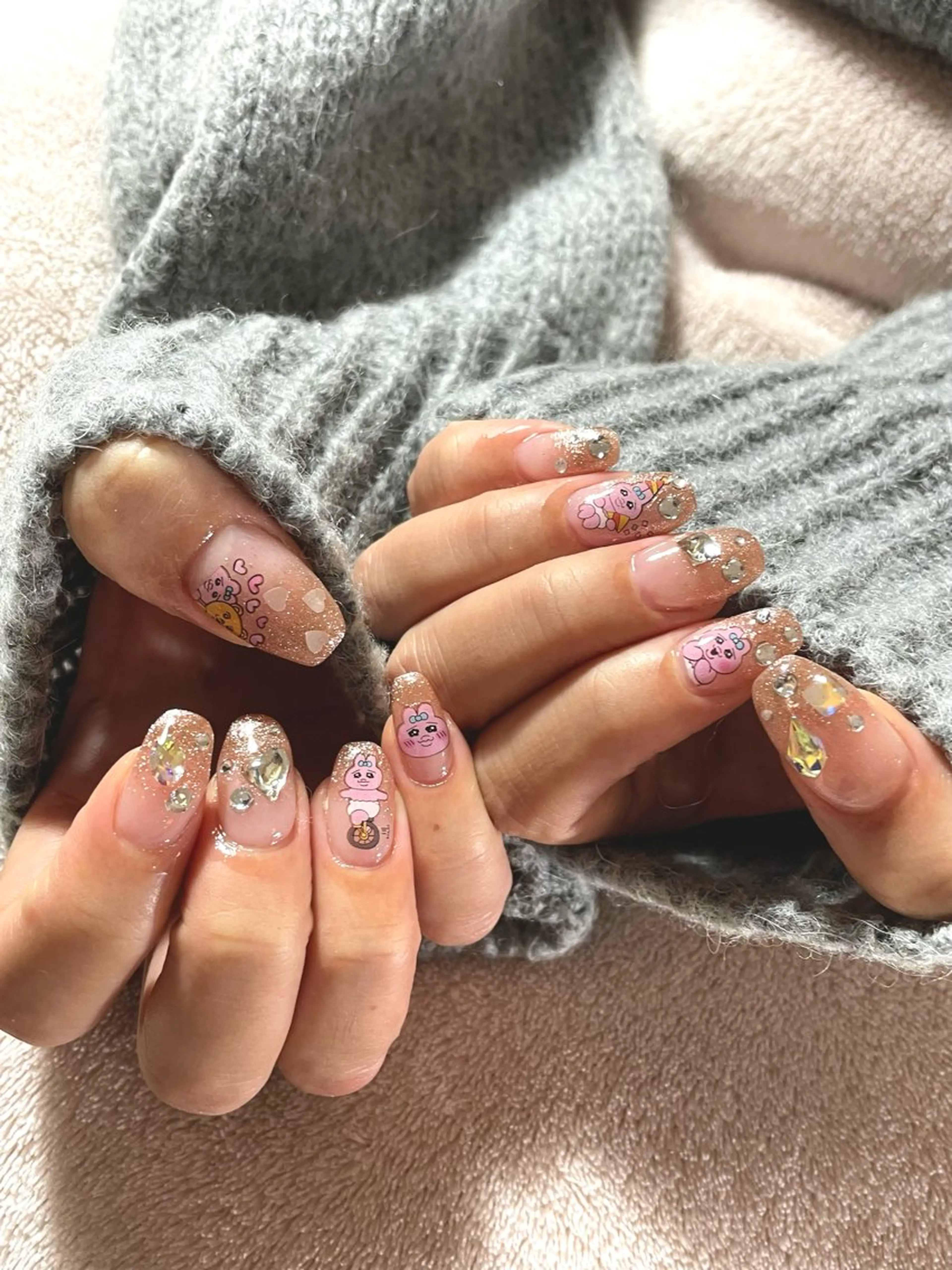 ネイル 持ち込み ハンドネイル epanouir mihoのネイルデザイン