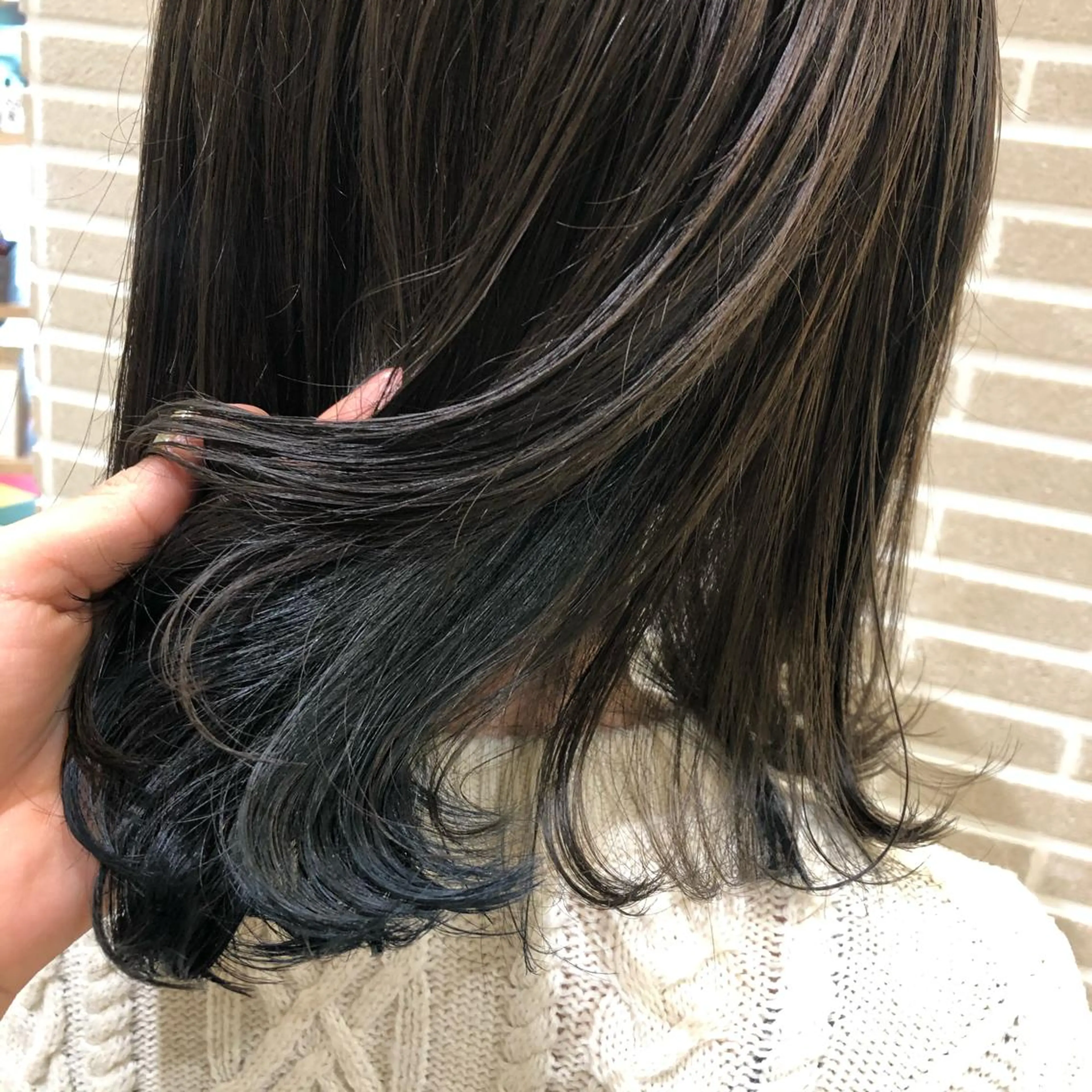 カラー ヘアカラー トリートメント 植田 菜月のヘアスタイル
