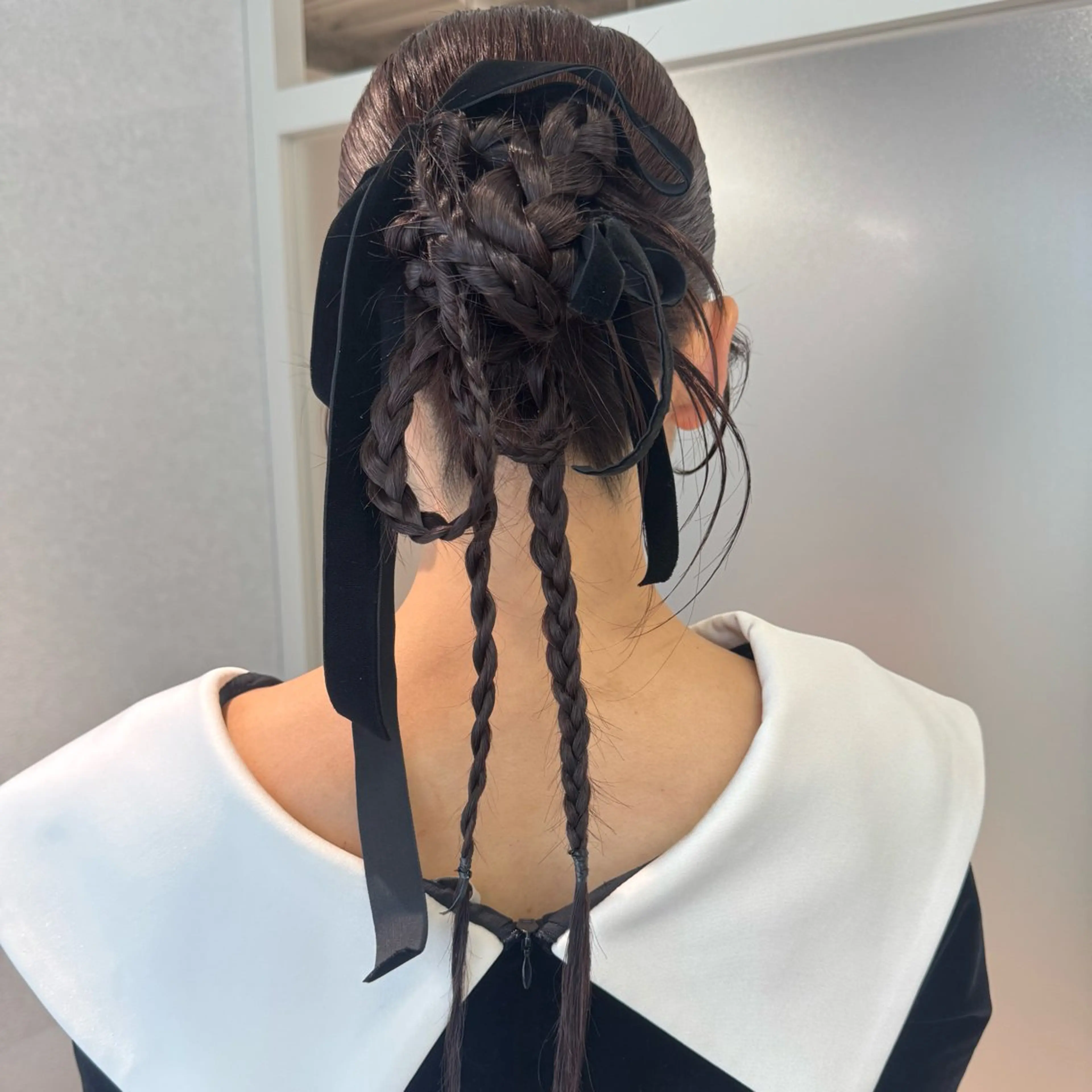 成人式ヘアセット👘🎀の写真
