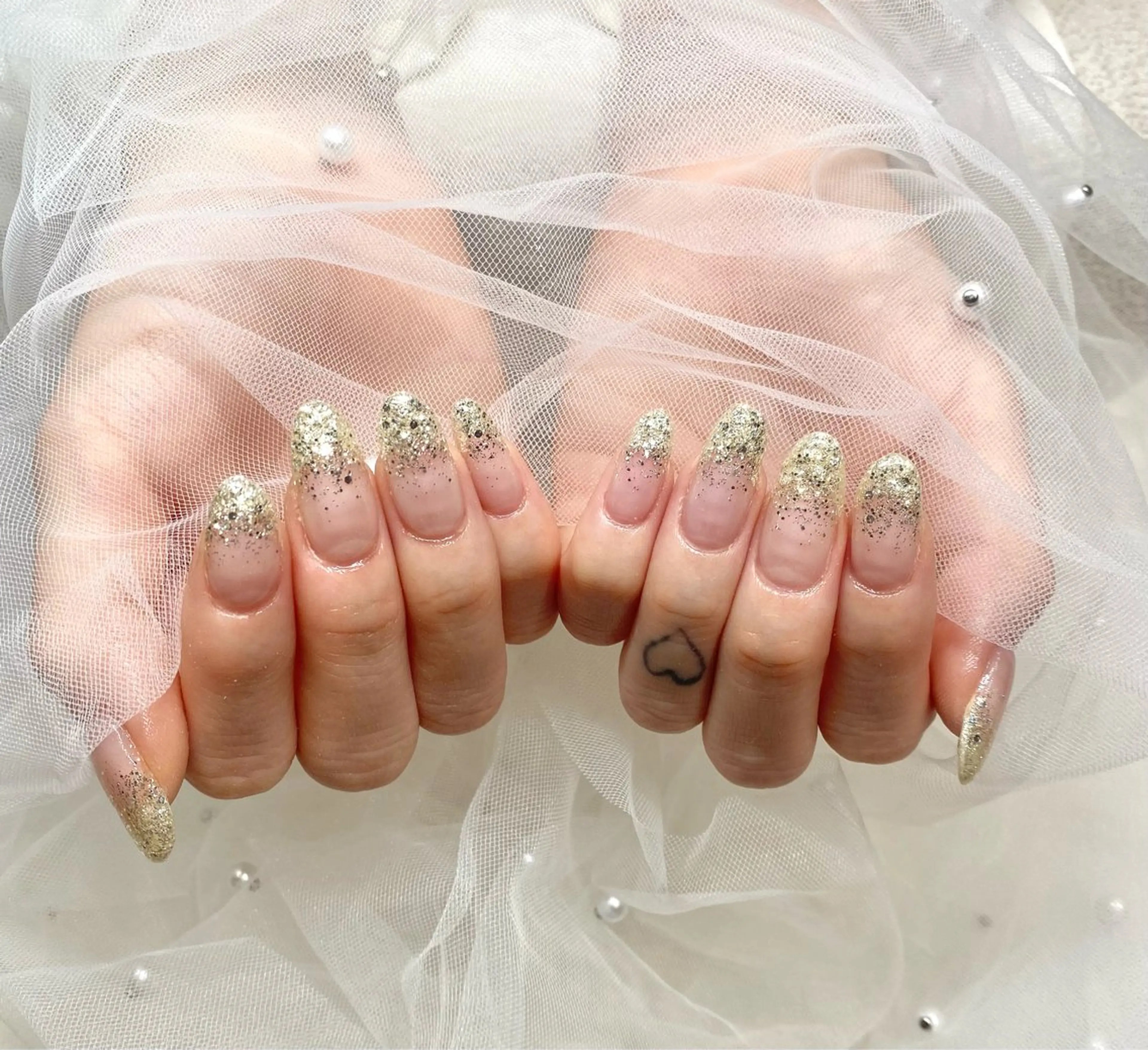 🧡ラメグラデーション(オフあり)🧡　※説明文必ずご確認いただきますようお願いいたしますの写真