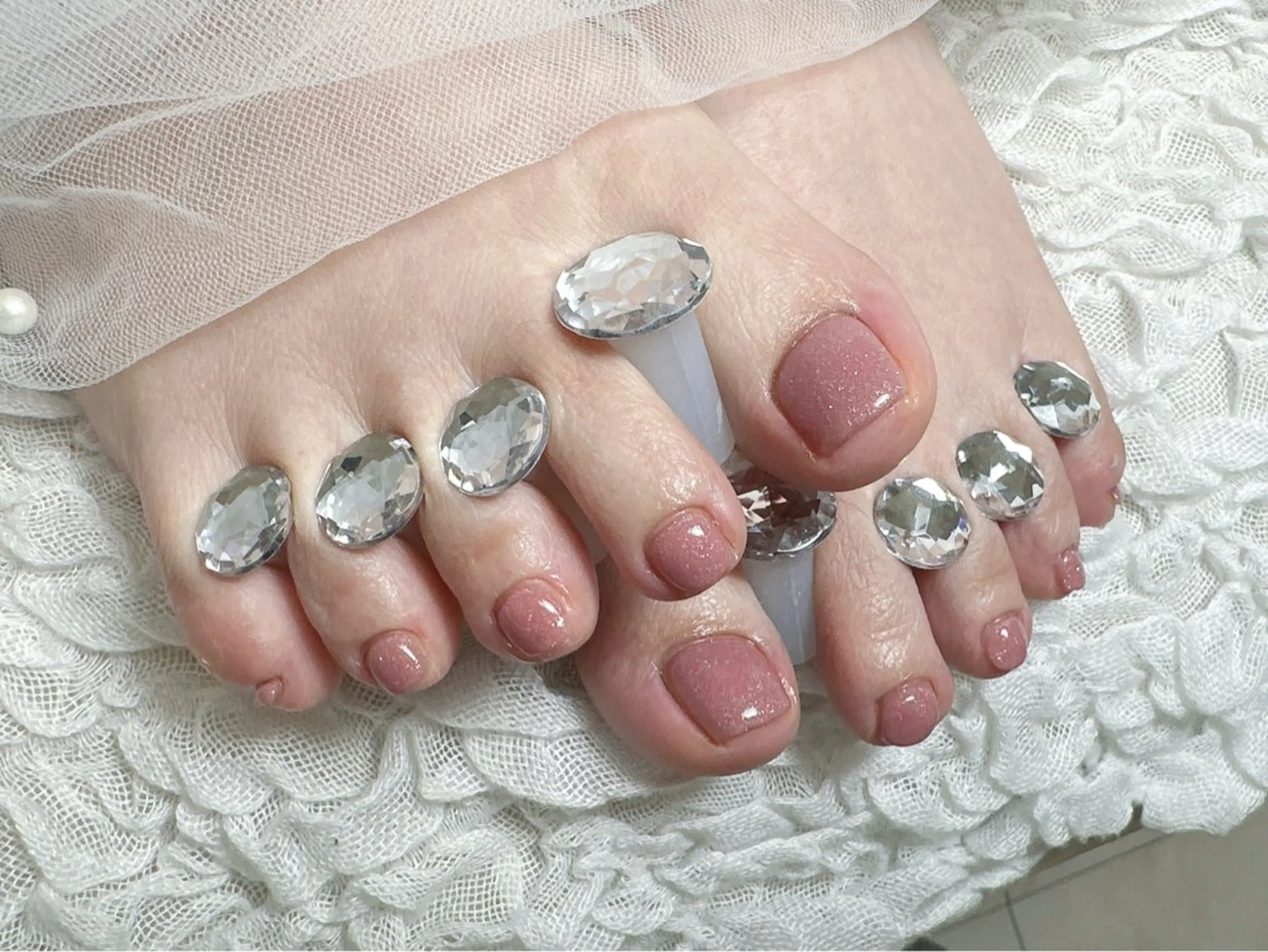 ネイル フットネイル 【Eclat ｴｸﾗ】nail＆beauty所属・Eclat〔ｴｸﾗ〕 MOEKA𝜗𝜚*のネイルデザイン