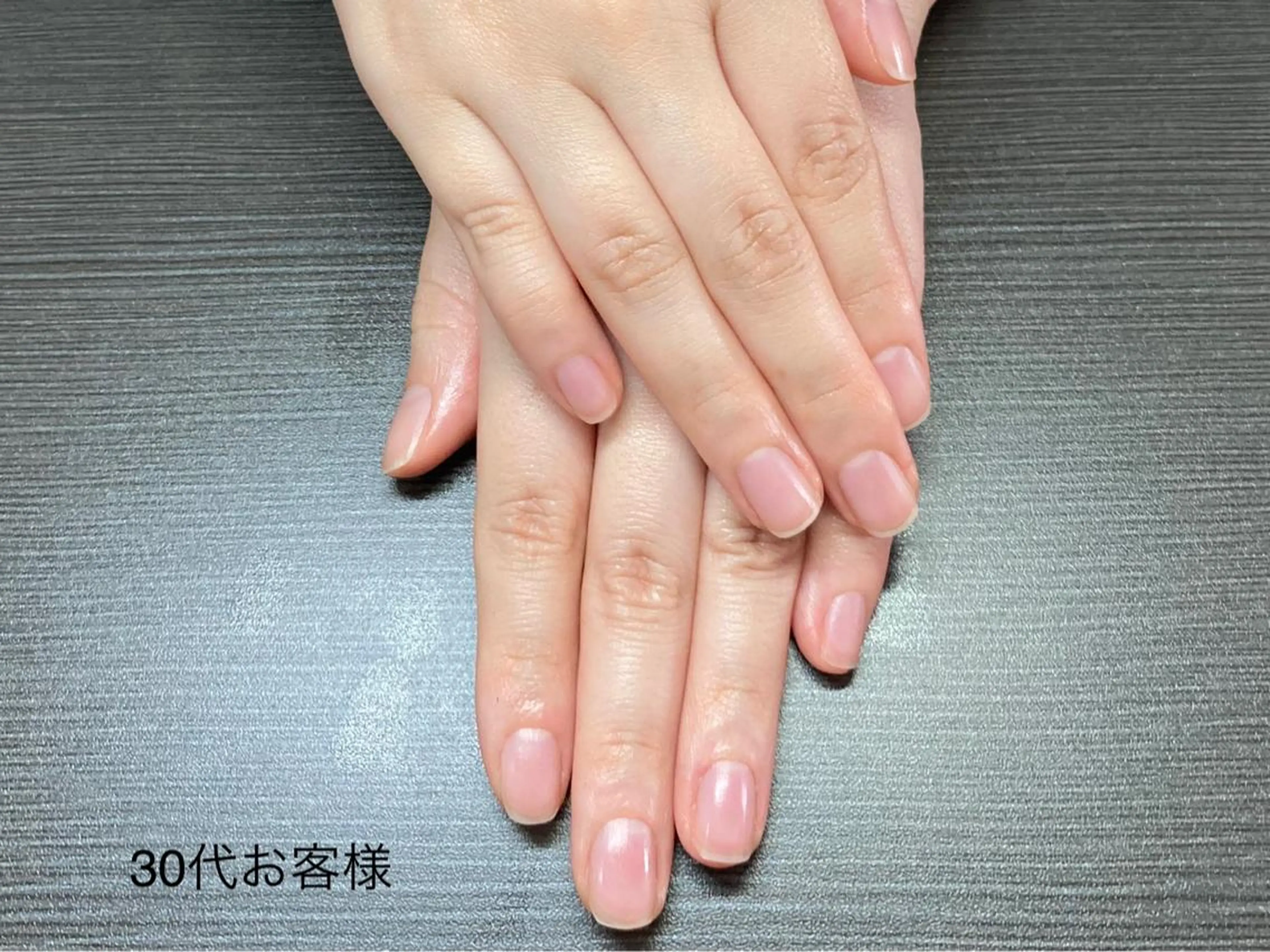 【再来】ハンドケア＆ネイルケア保湿ケアコース 90分　爪も手もしっとり潤ってツヤツヤ✨の写真