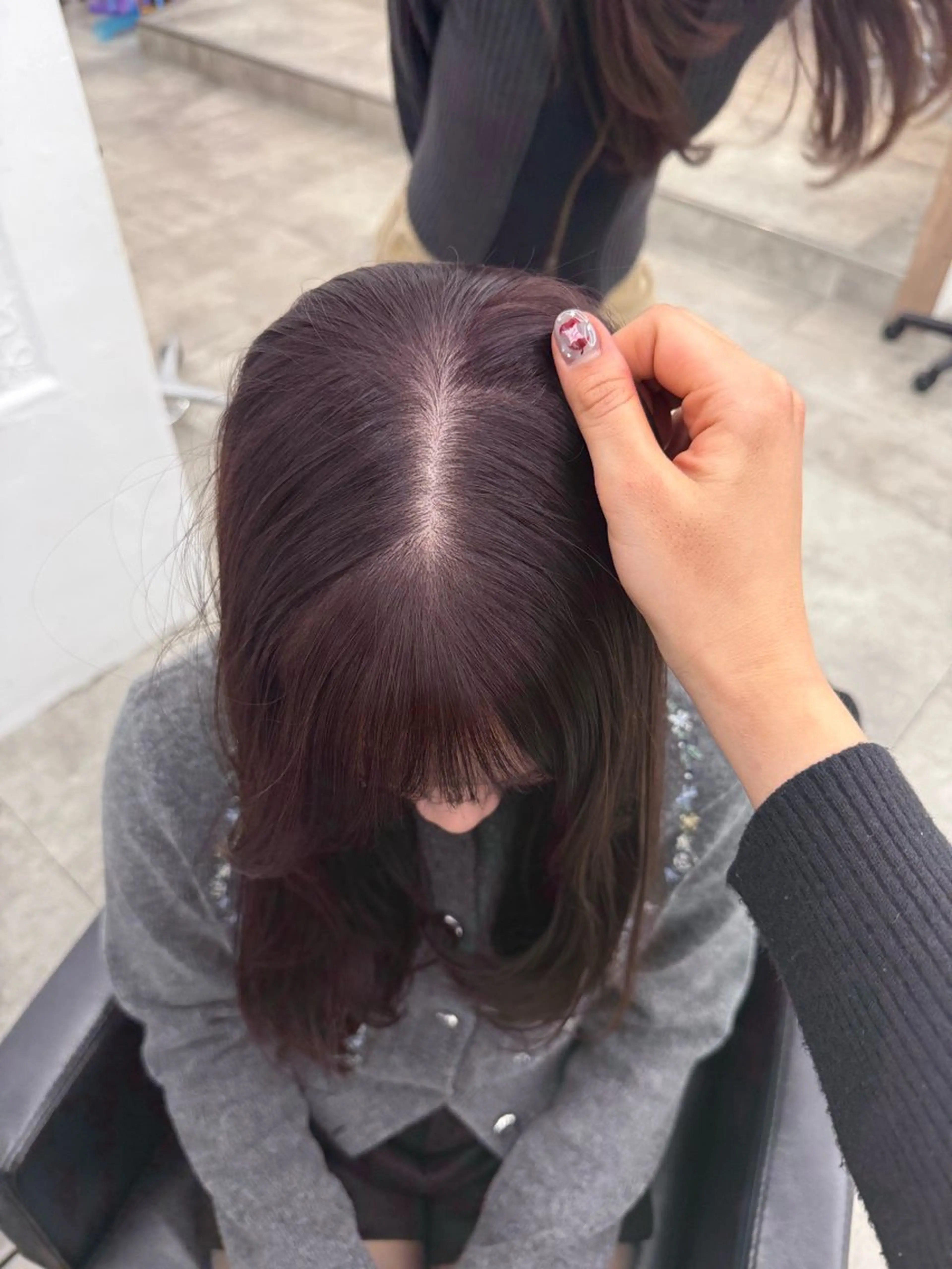 カラー ラベンダーカラー ヘアカラー 透明感カラー🥣 / rico💗のヘアスタイル