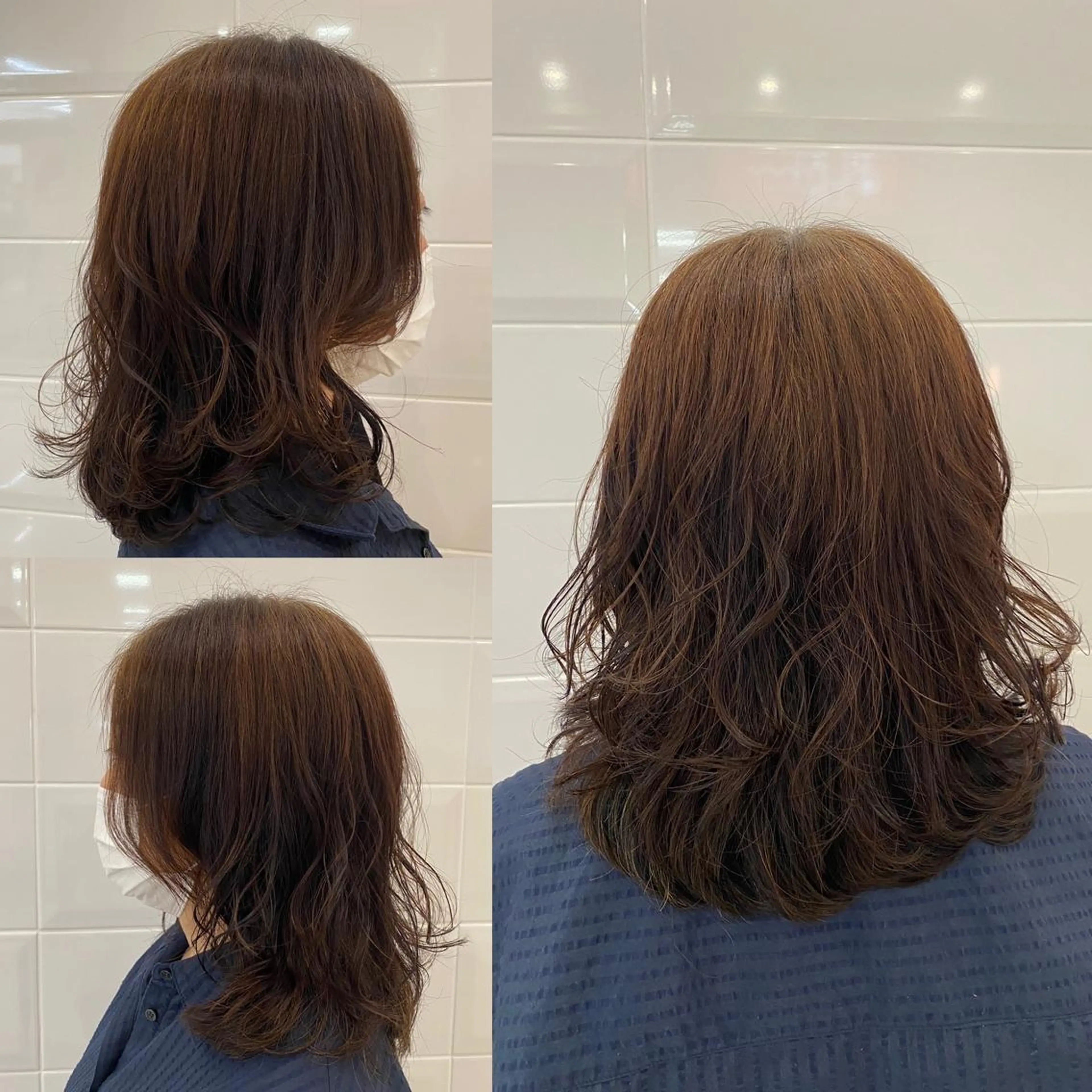 ミディアム レイヤーカット 竹内 美貴のヘアスタイル