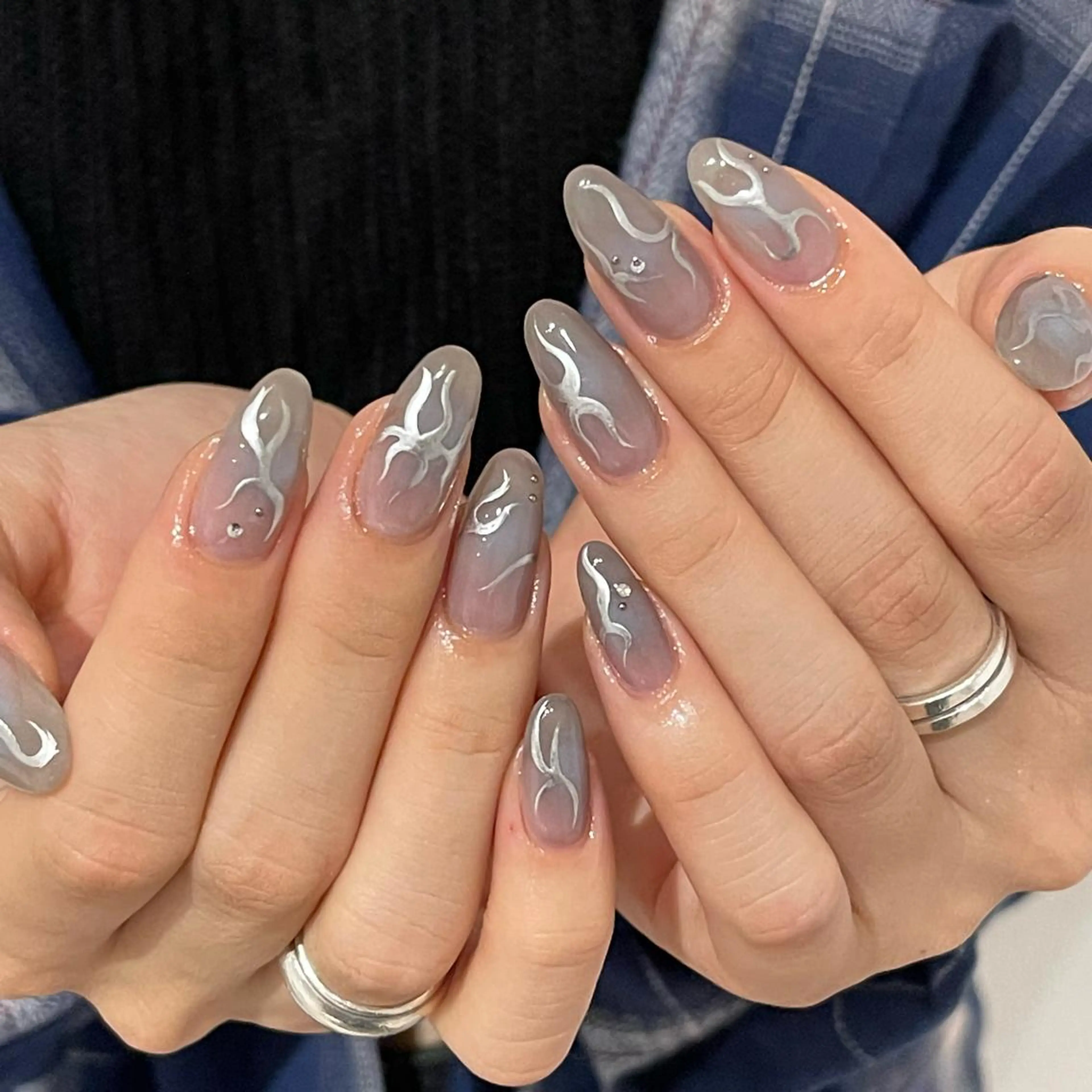 ネイル 8113 海外/y2k/韓国のネイルデザイン