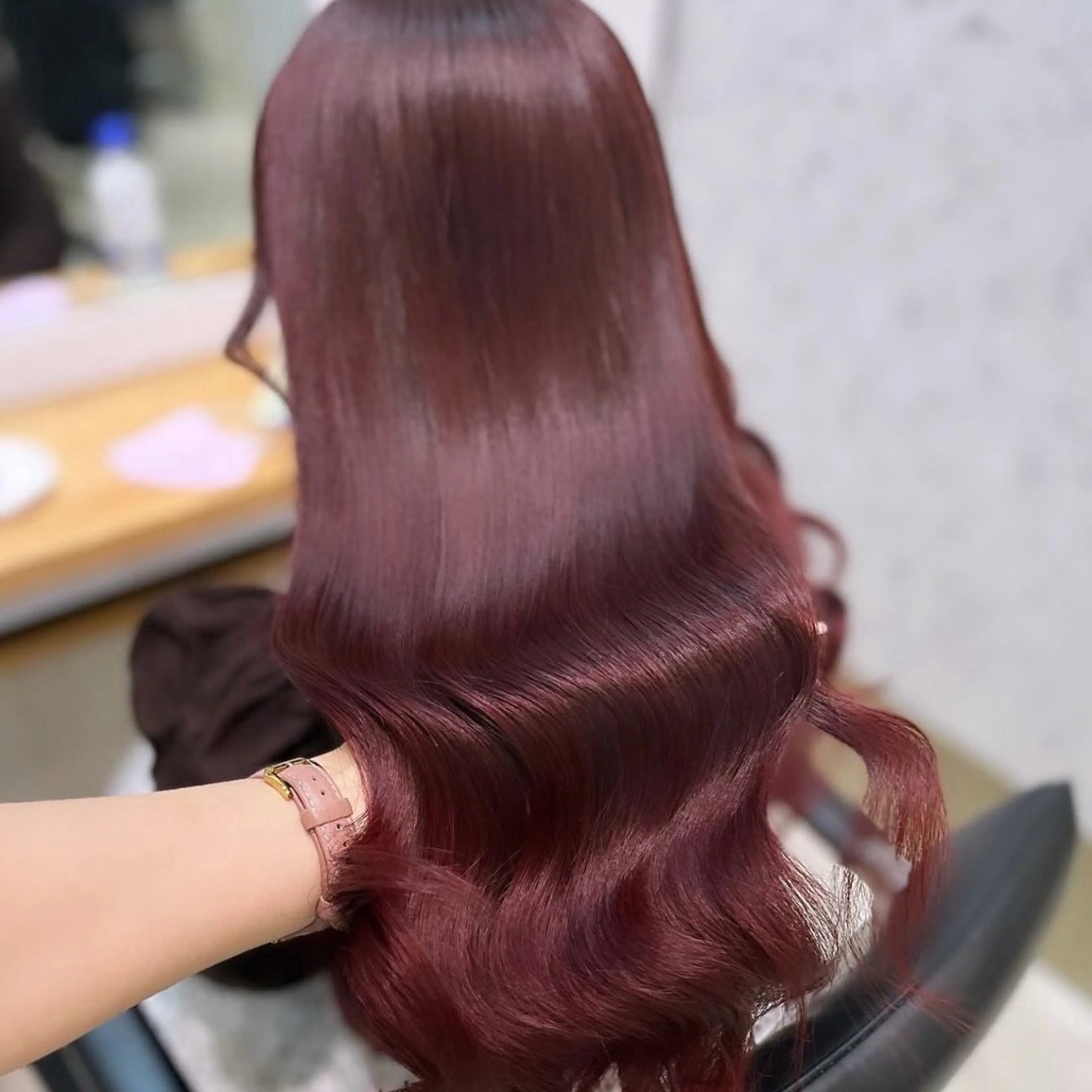 ロング カラー ヘアアレンジ GO TODAY SHAiRE SALON  原宿verno店所属・完全💗マンツーマン marinのヘアスタイル