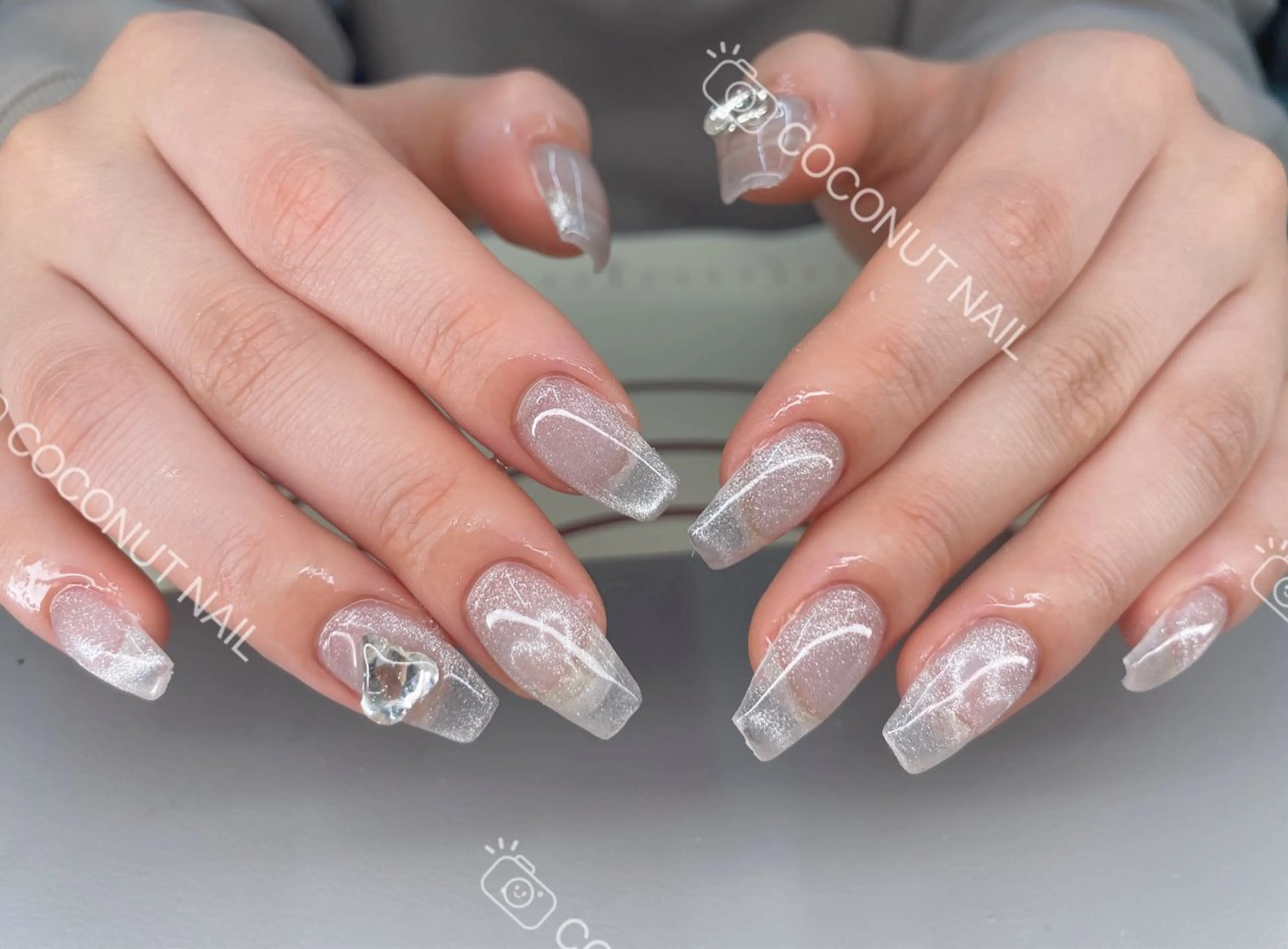 ネイル ハンドネイル 神田 ココナッツのネイルデザイン