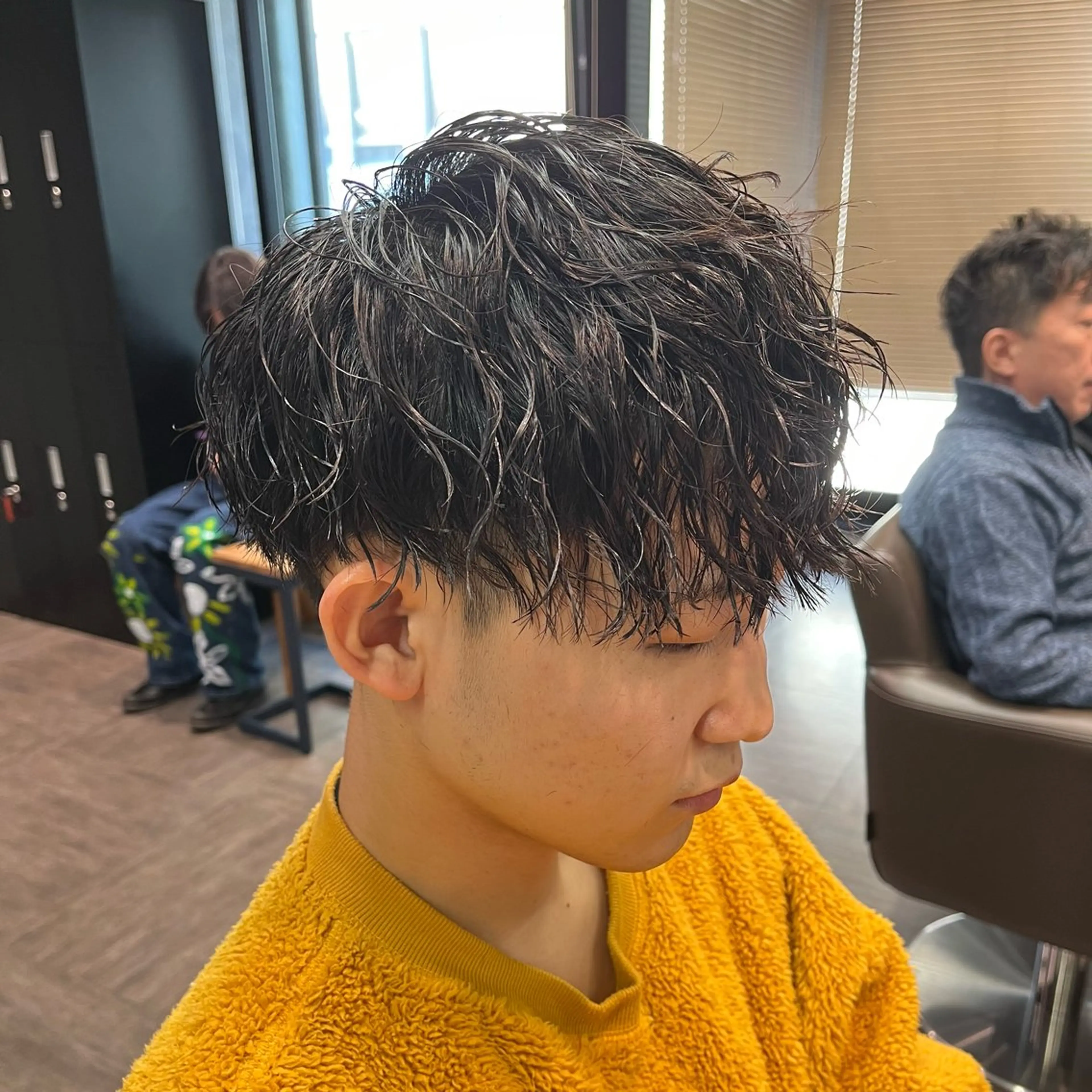 メンズ メンズカット パーマ飯野友喜のヘアスタイル