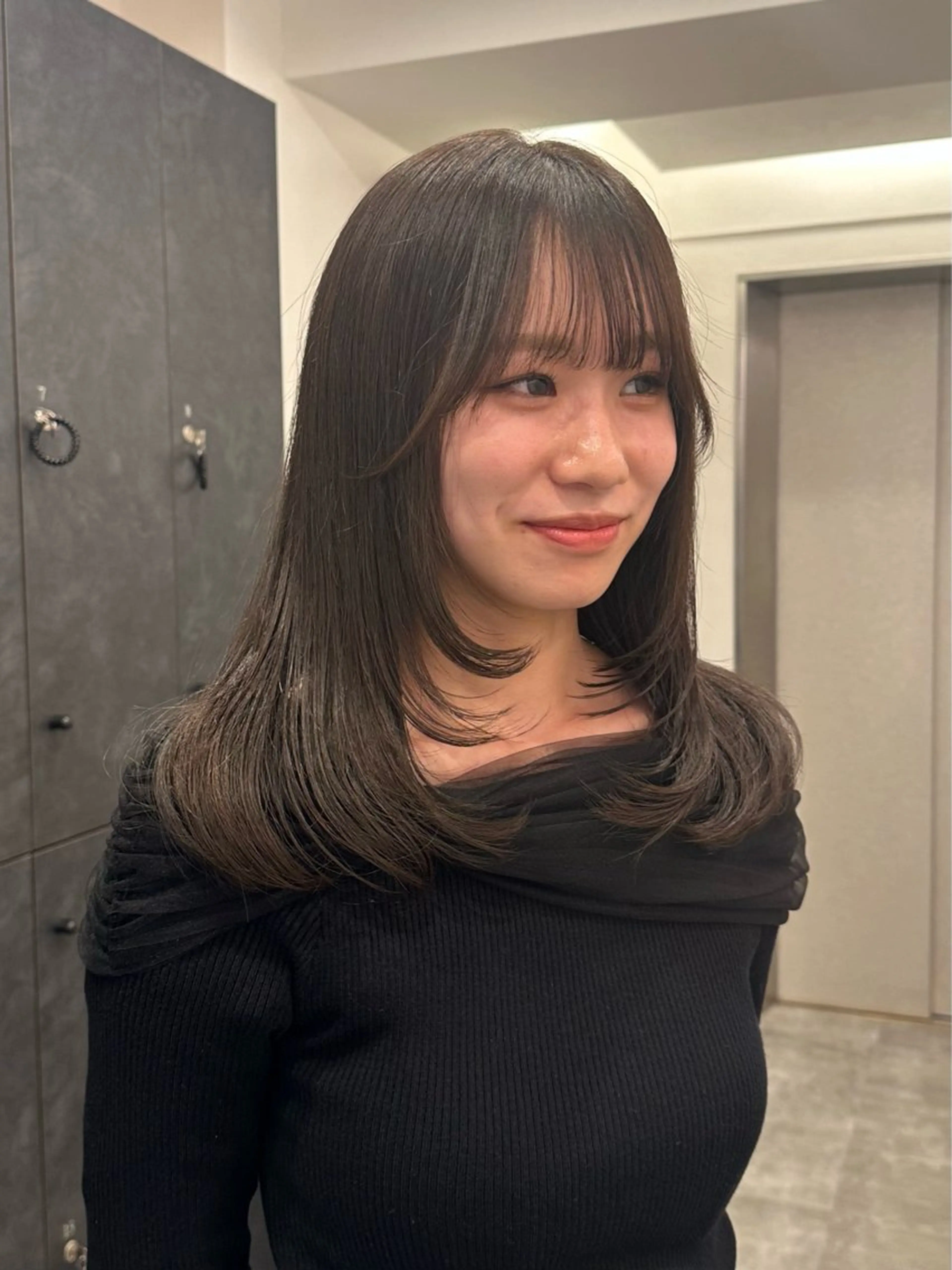 ミディアム カラー カット ヘアカラー 銀座/ヘアセット/ 島村美帆のヘアスタイル