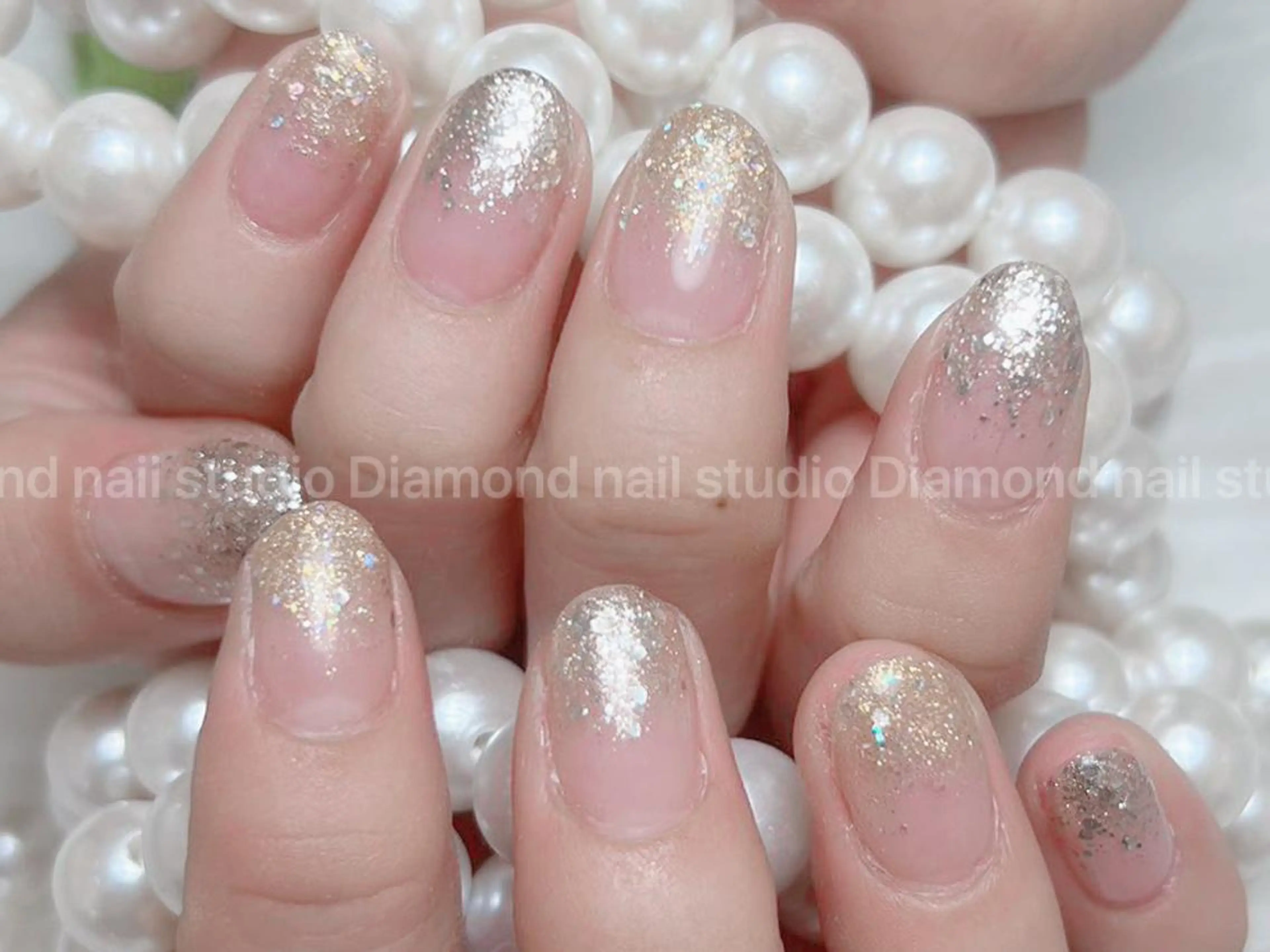 ショート ハンドネイル DIAMOND 💅のネイルデザイン