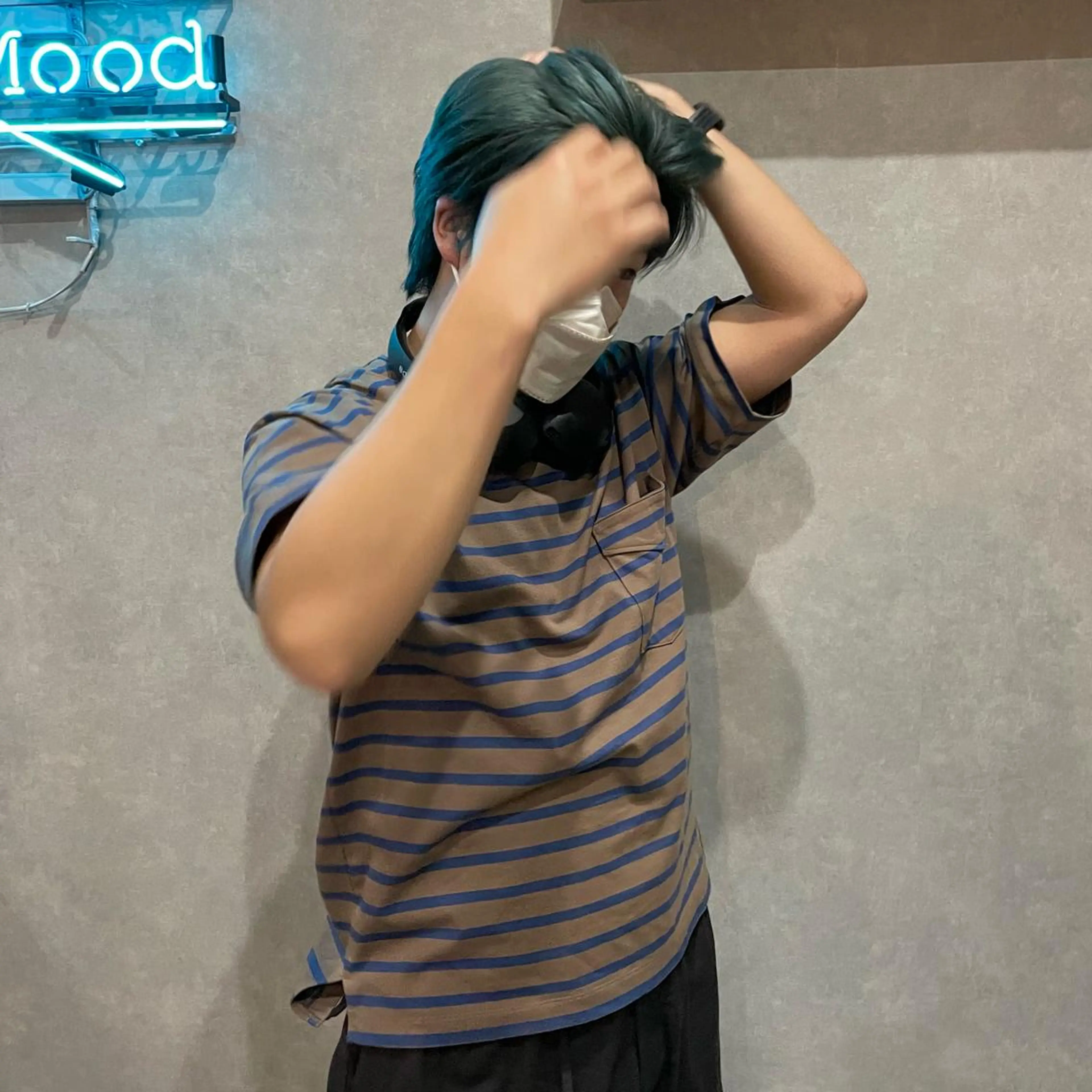 カラー メンズ はちすか るかのヘアスタイル