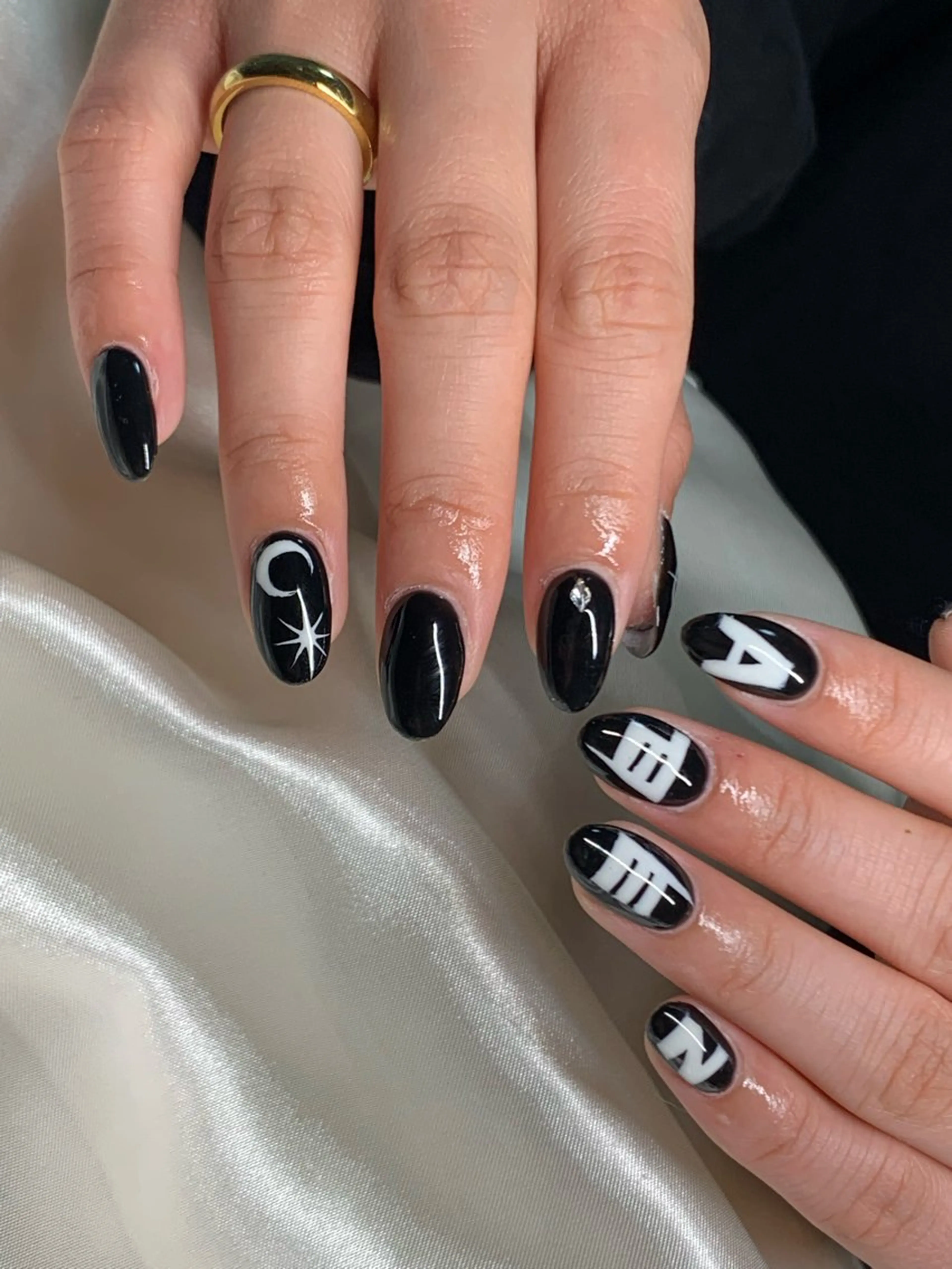 ネイル 持ち込み ハンドネイル ANA.CHUO NAILSのネイルデザイン