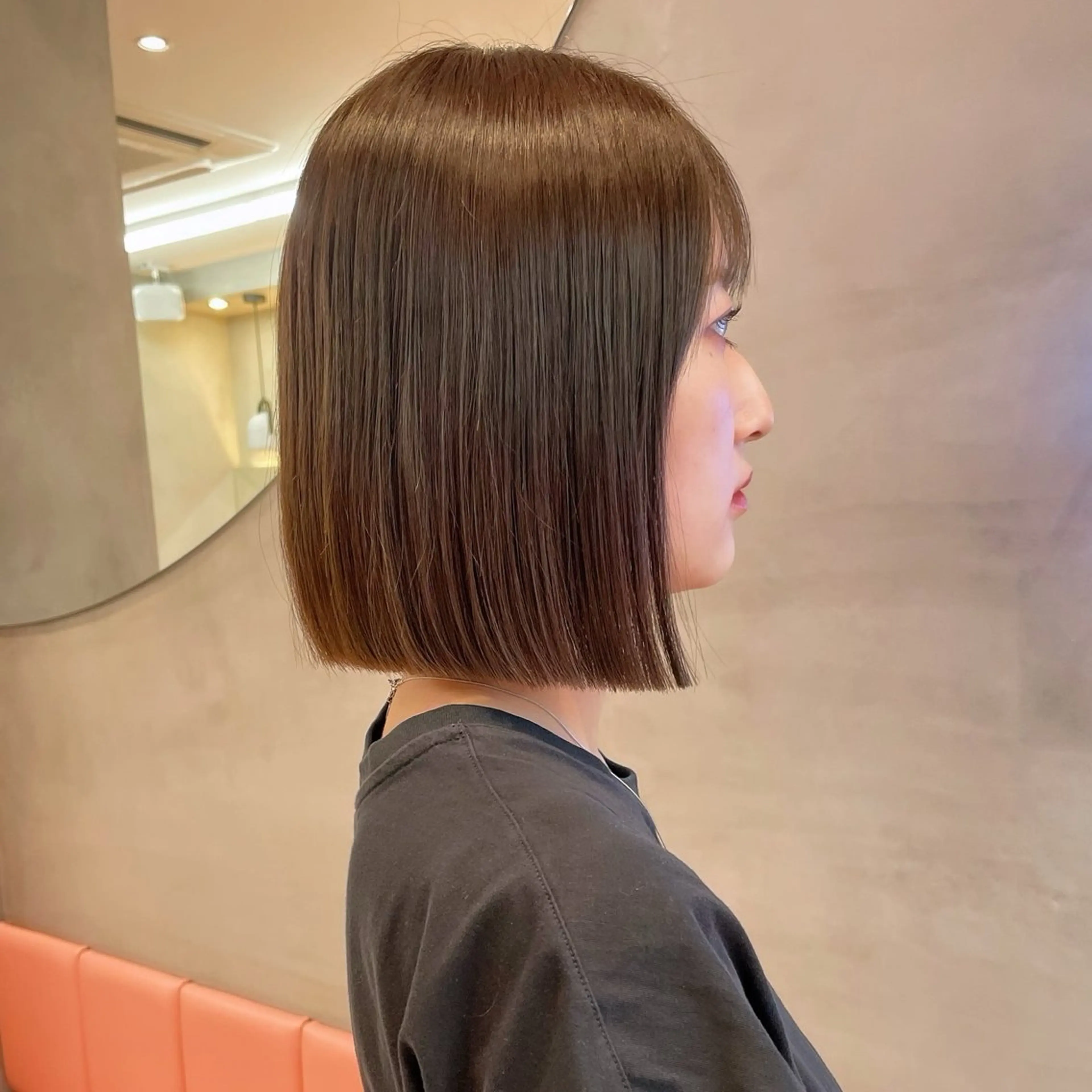 ショート Misaki /ボブ/縮毛矯正のヘアスタイル