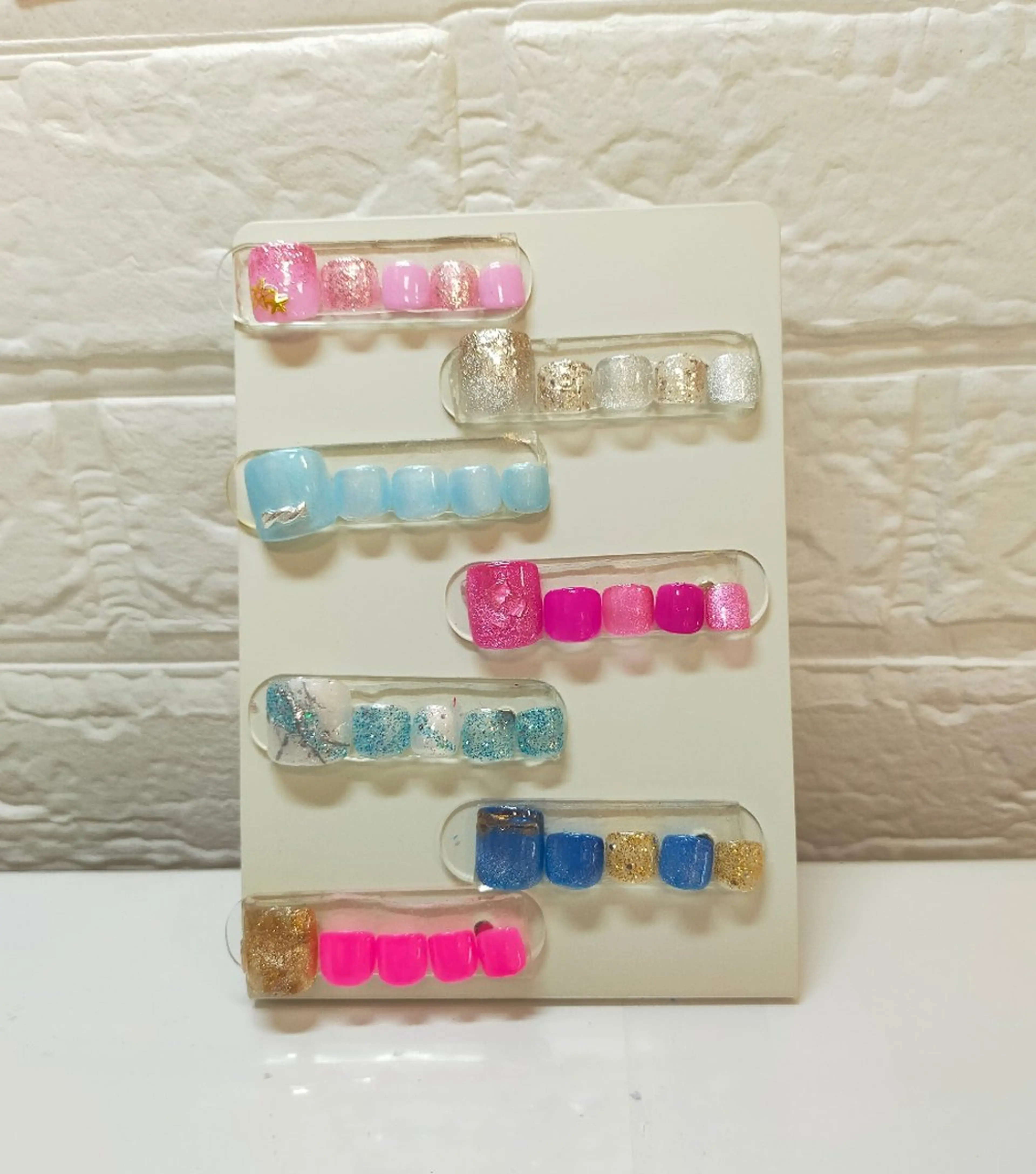 フットネイル(オフあり) 定額デザイン　ジェルネイル★オフ無料の写真