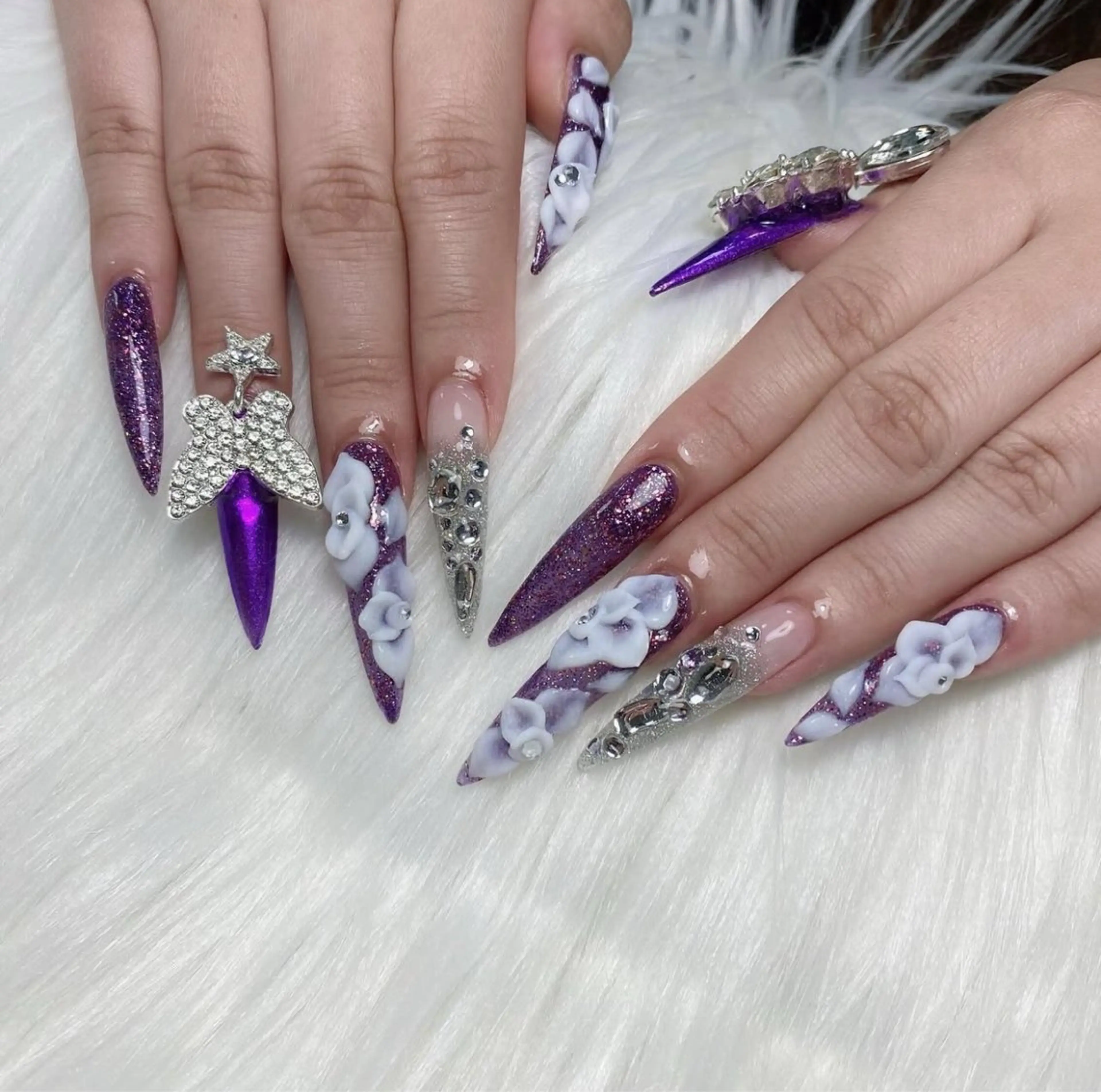 ネイル スカルプ💅🏻 /ホワイトニングのネイルデザイン