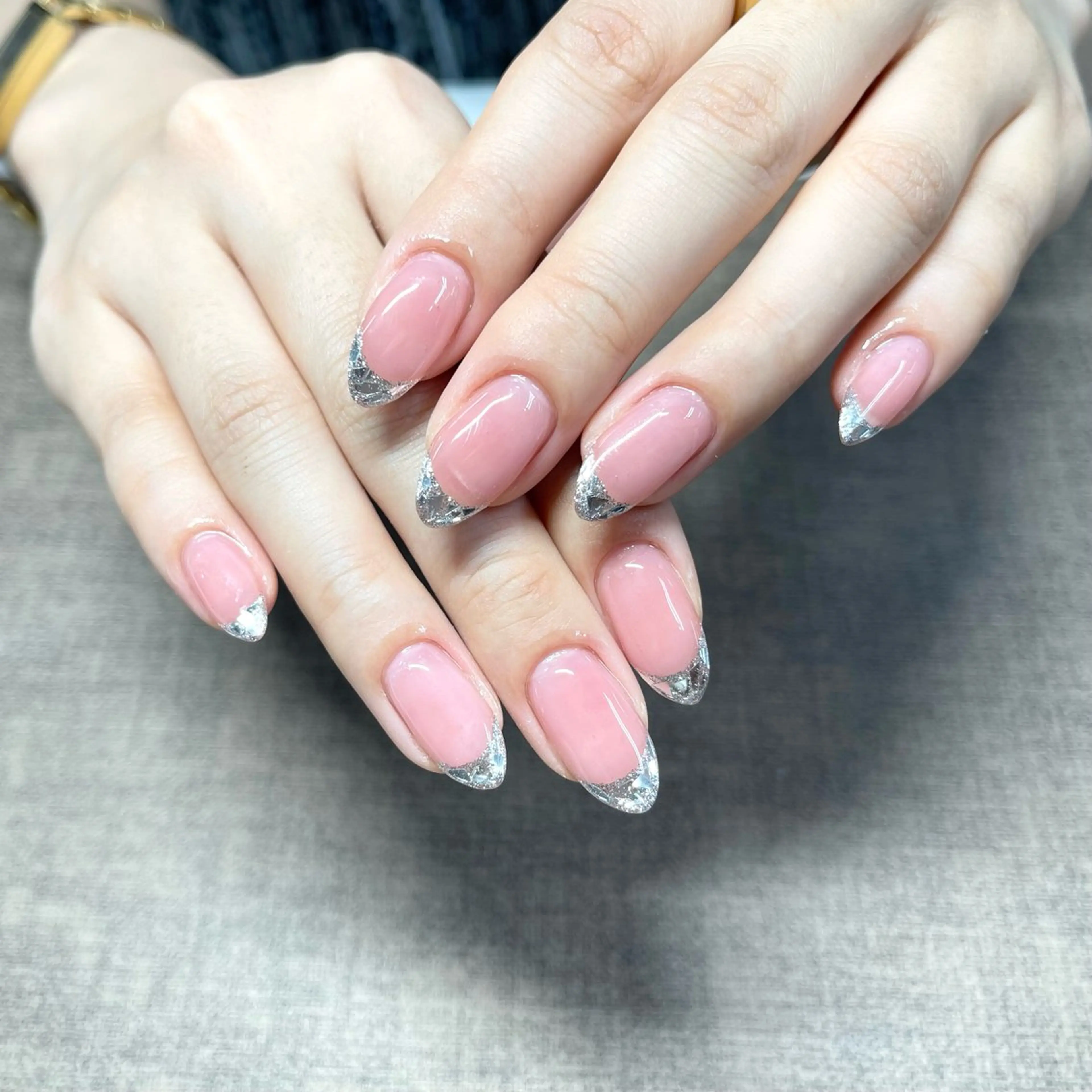 SNS 話題人気❤️🔥ガラスフレンチの写真