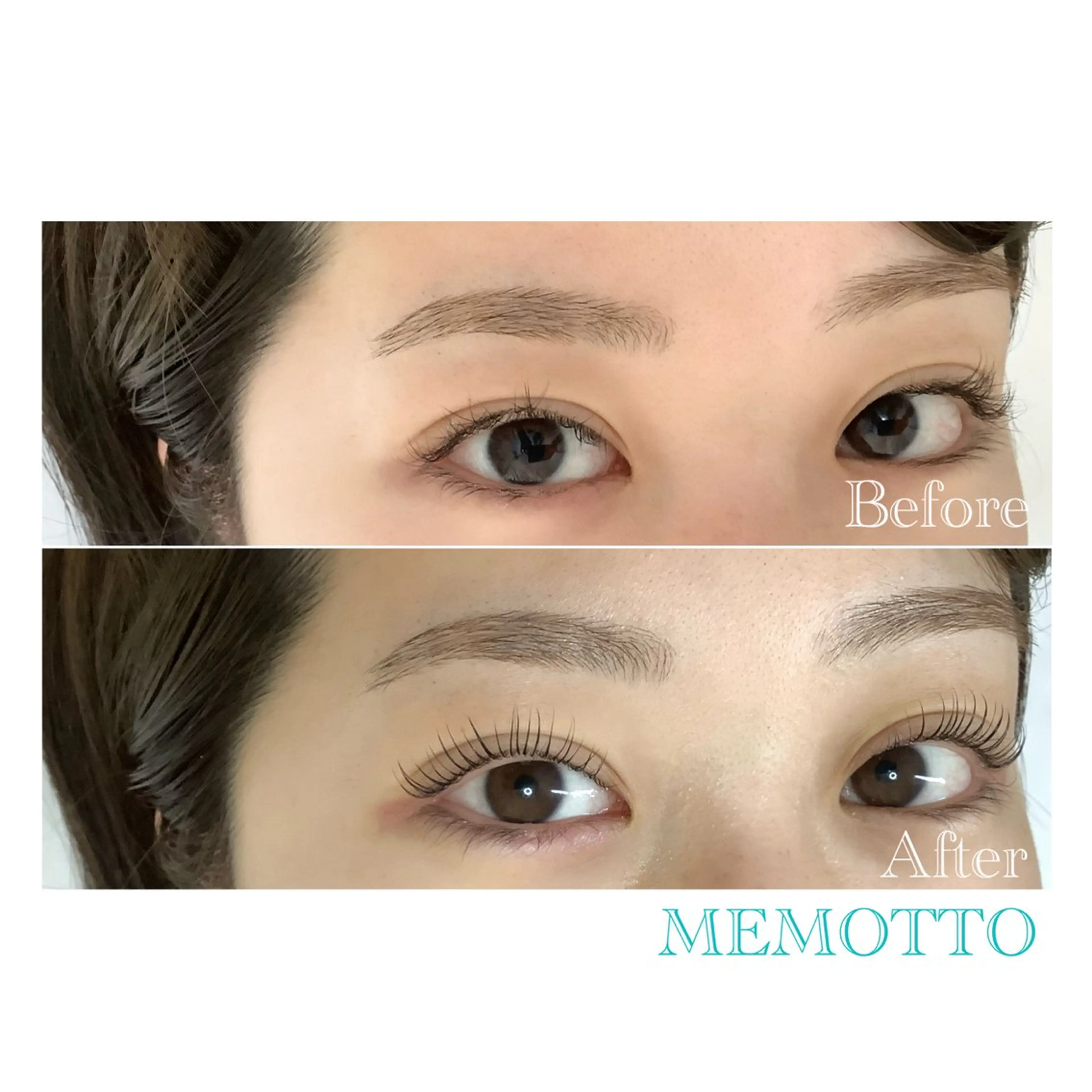 マツエク・マツパ 一重×まつ毛パーマ マツパ MEMOTTO CHIHIROのマツエク・マツパデザイン