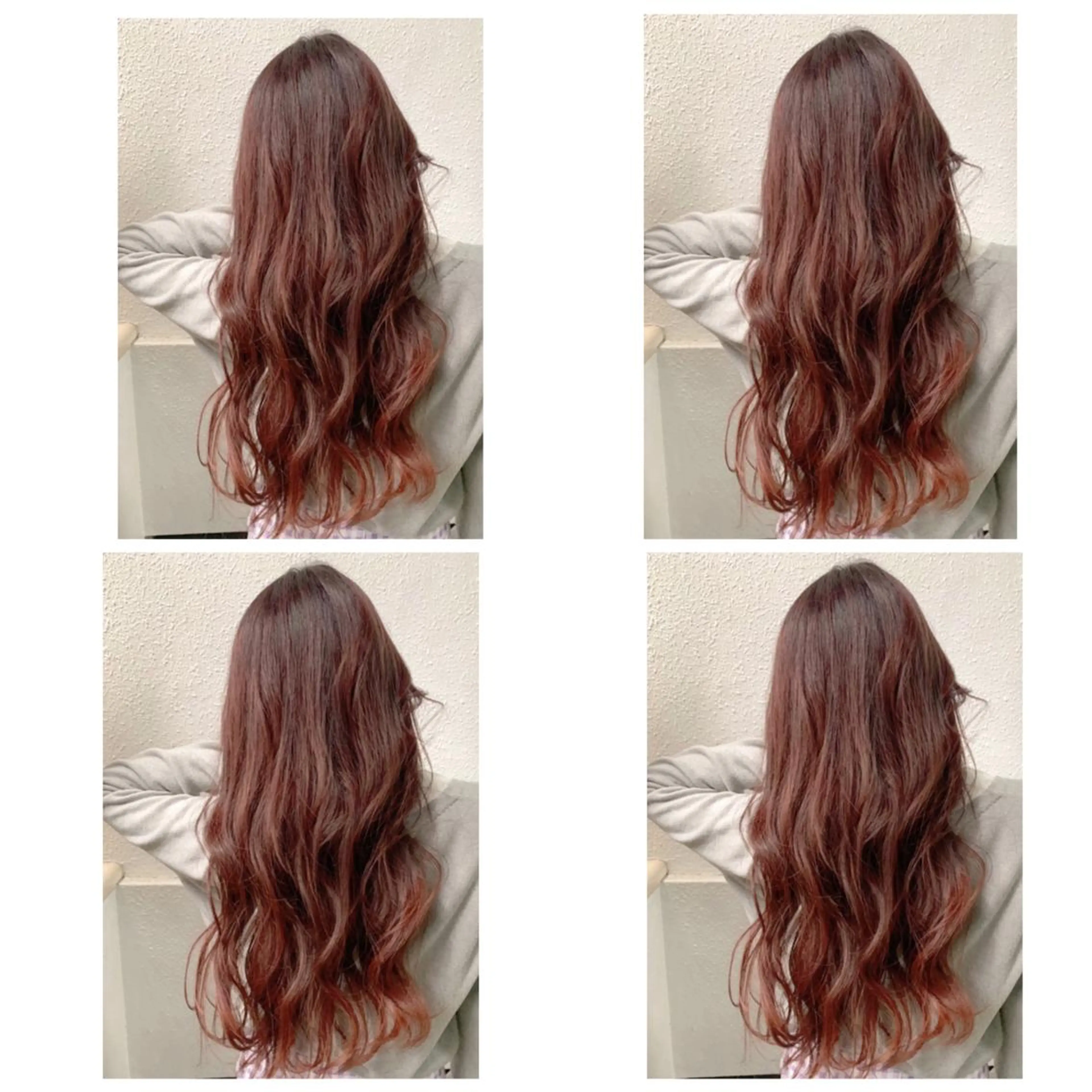 ロング カラー アッシュ バレイヤージュ ブリーチ デザインカラー グレージュ カット ヘアカラー 京都大人女性ショート 徒歩1分/秋山のヘアスタイル