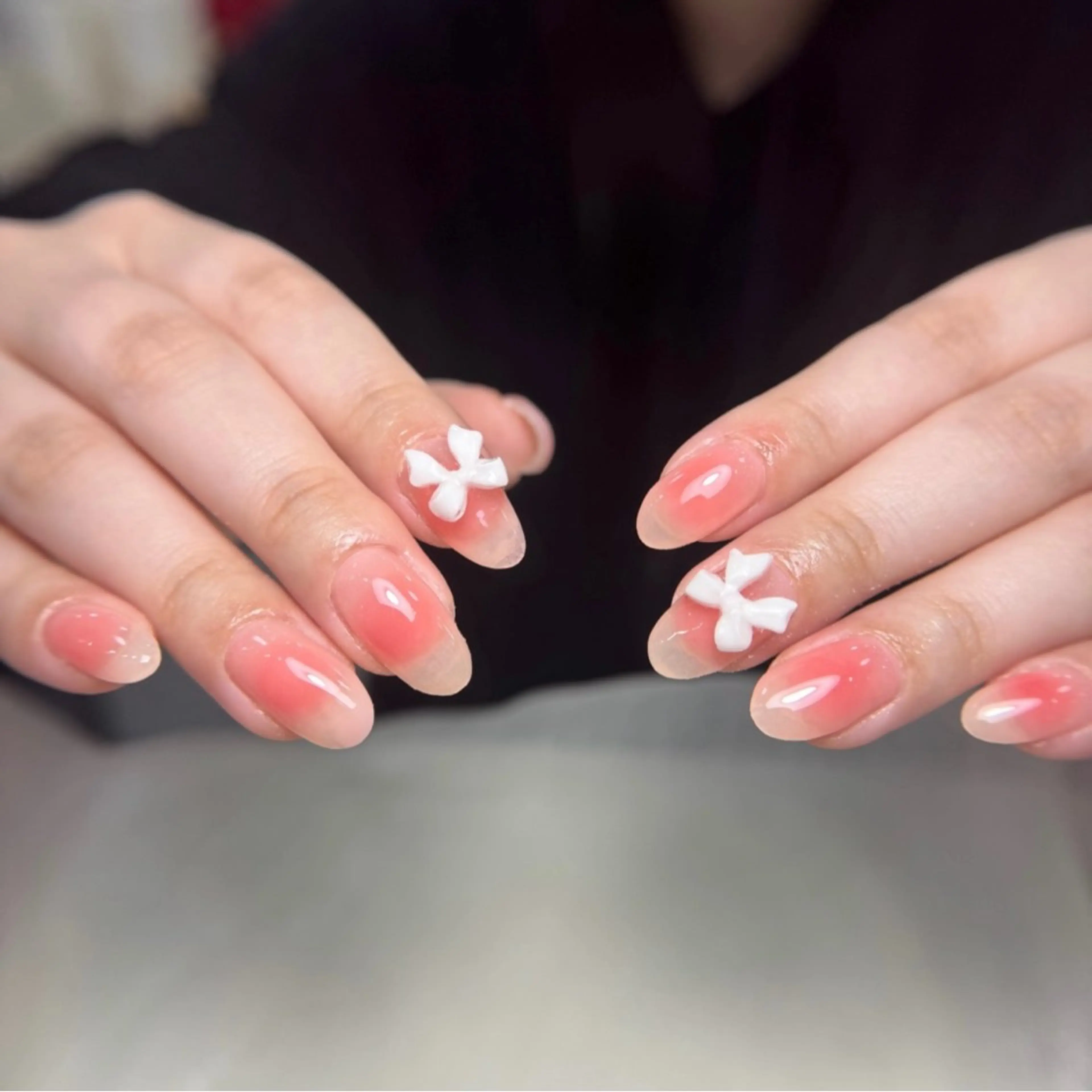 ネイル アートネイル 成人式 ジェルネイル ニュアンスネイル ネイルチップ Kora Nailのネイルデザイン