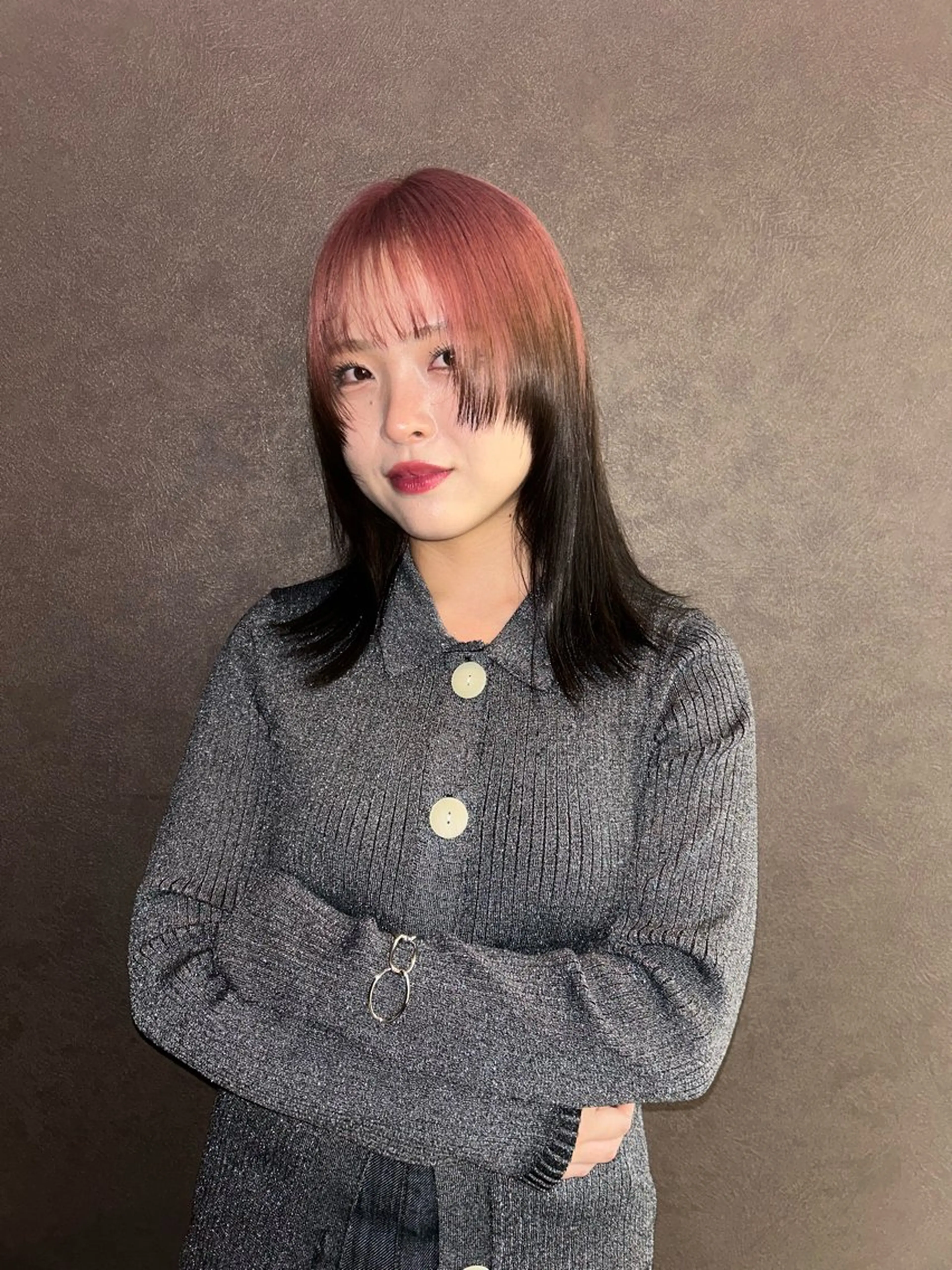 ミディアム カラー ヘアカラー ☕️結【suii.】 ボブ/ヘアセット☕️のヘアスタイル