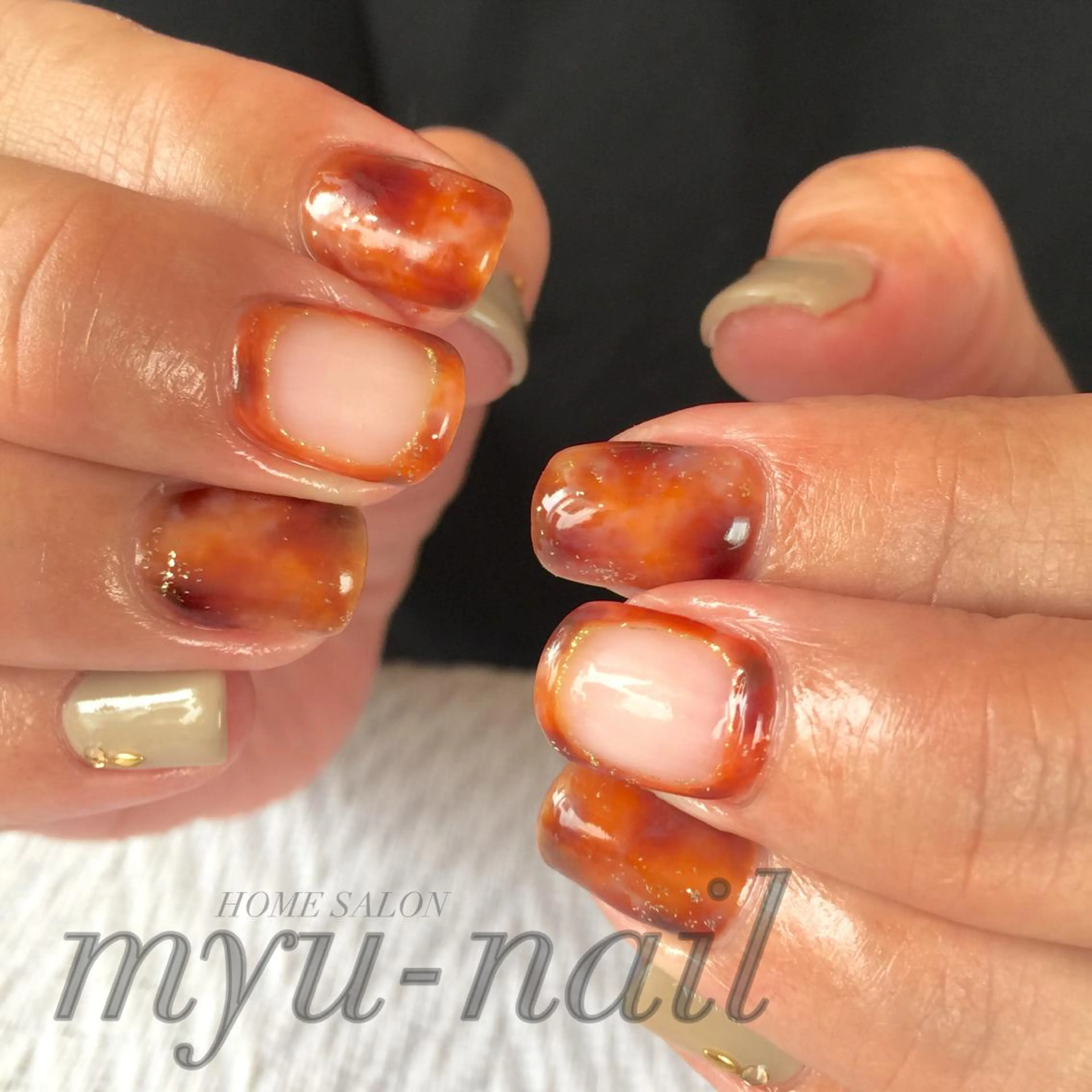 ネイル ハンドネイル ホームサロン myu-nailのネイルデザイン