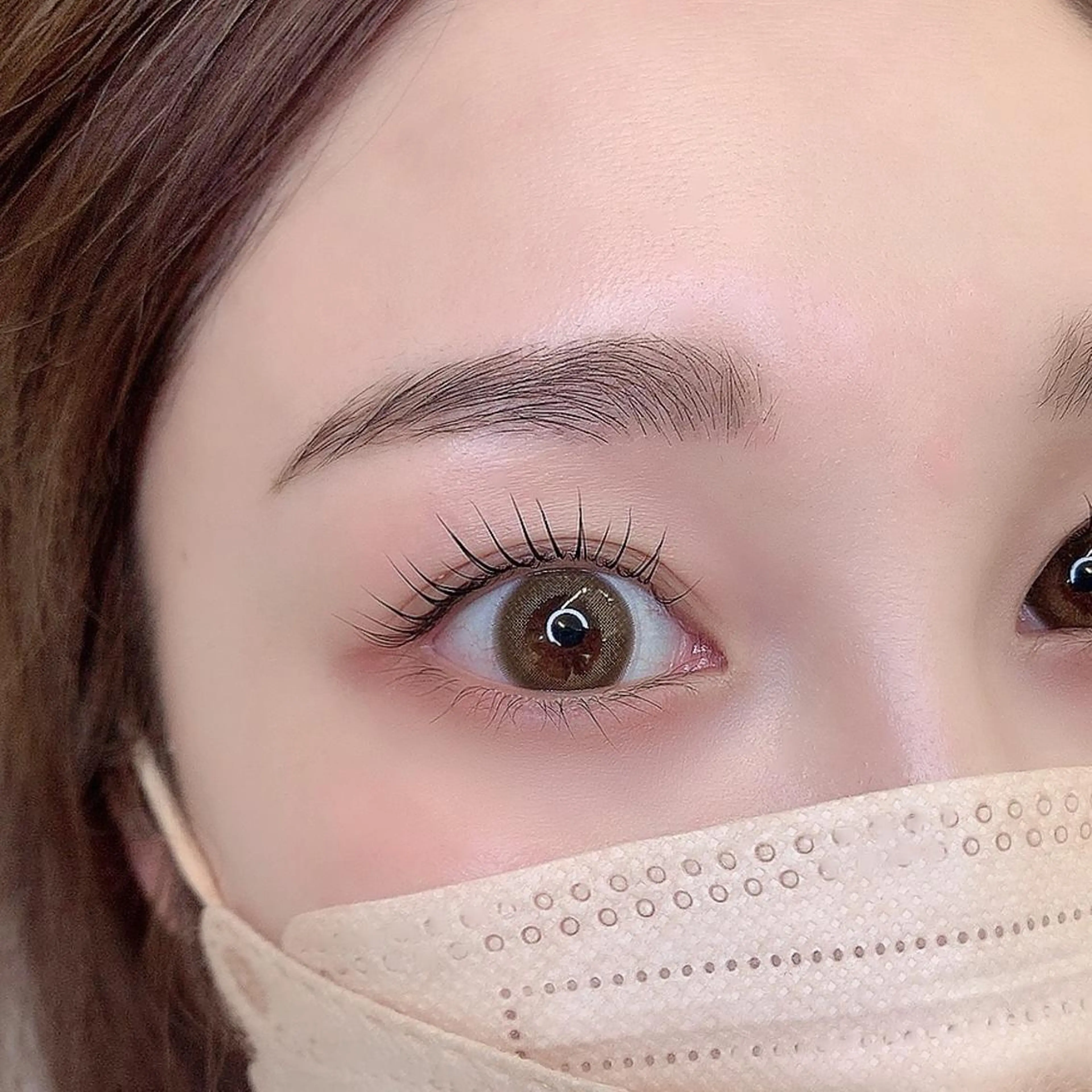 マツエク・マツパ アイブロウ ハリウッドブロウリフト パリジェンヌラッシュリフト manami ❤︎のマツエク・マツパデザイン