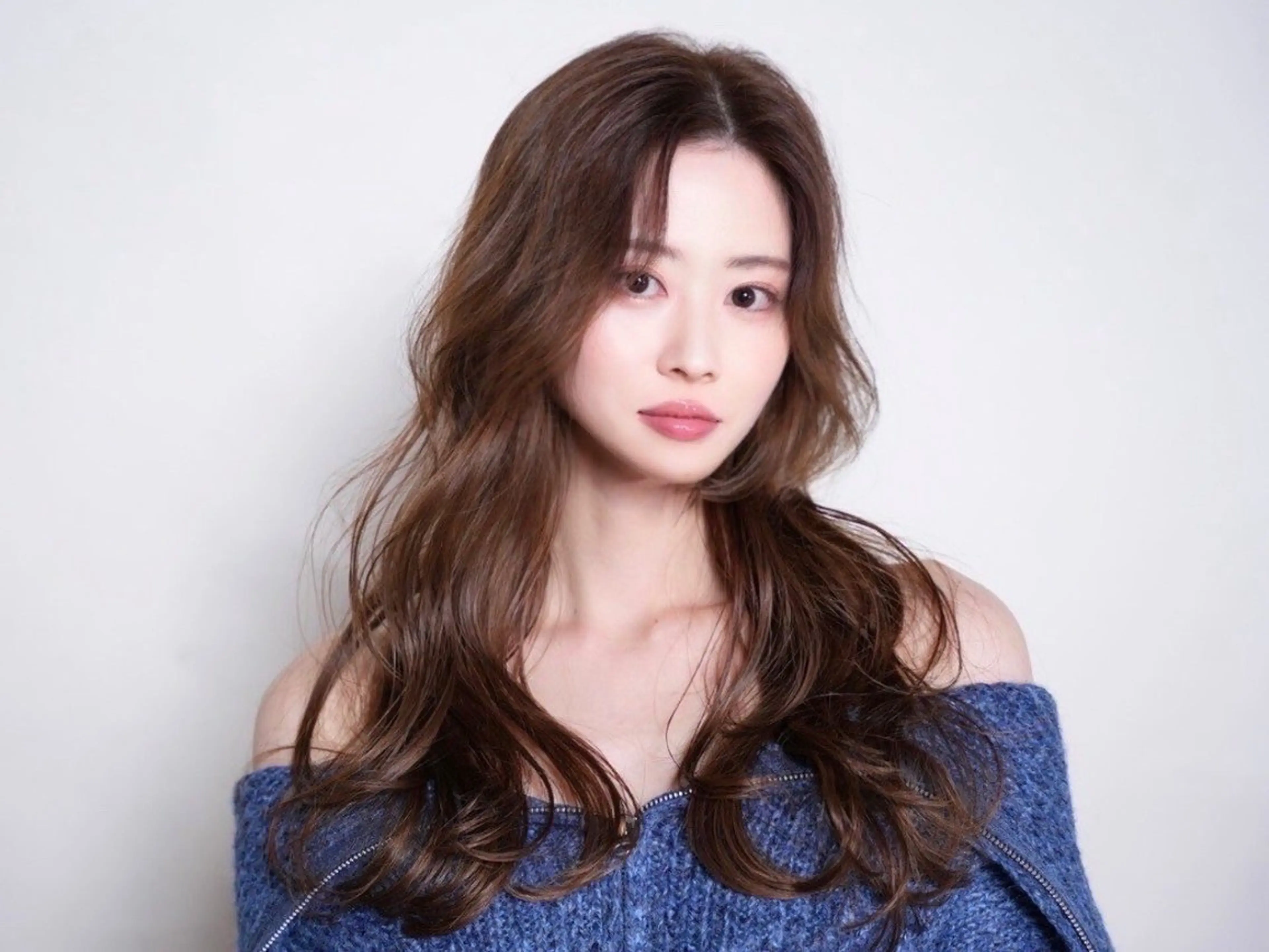 ロング カラー バレイヤージュ ブリーチ ケアブリーチ ダブルカラー ハイライトカラー ヘアカラー 韓国/顔周り/透明感 /レイヤー/ひなたのヘアスタイル