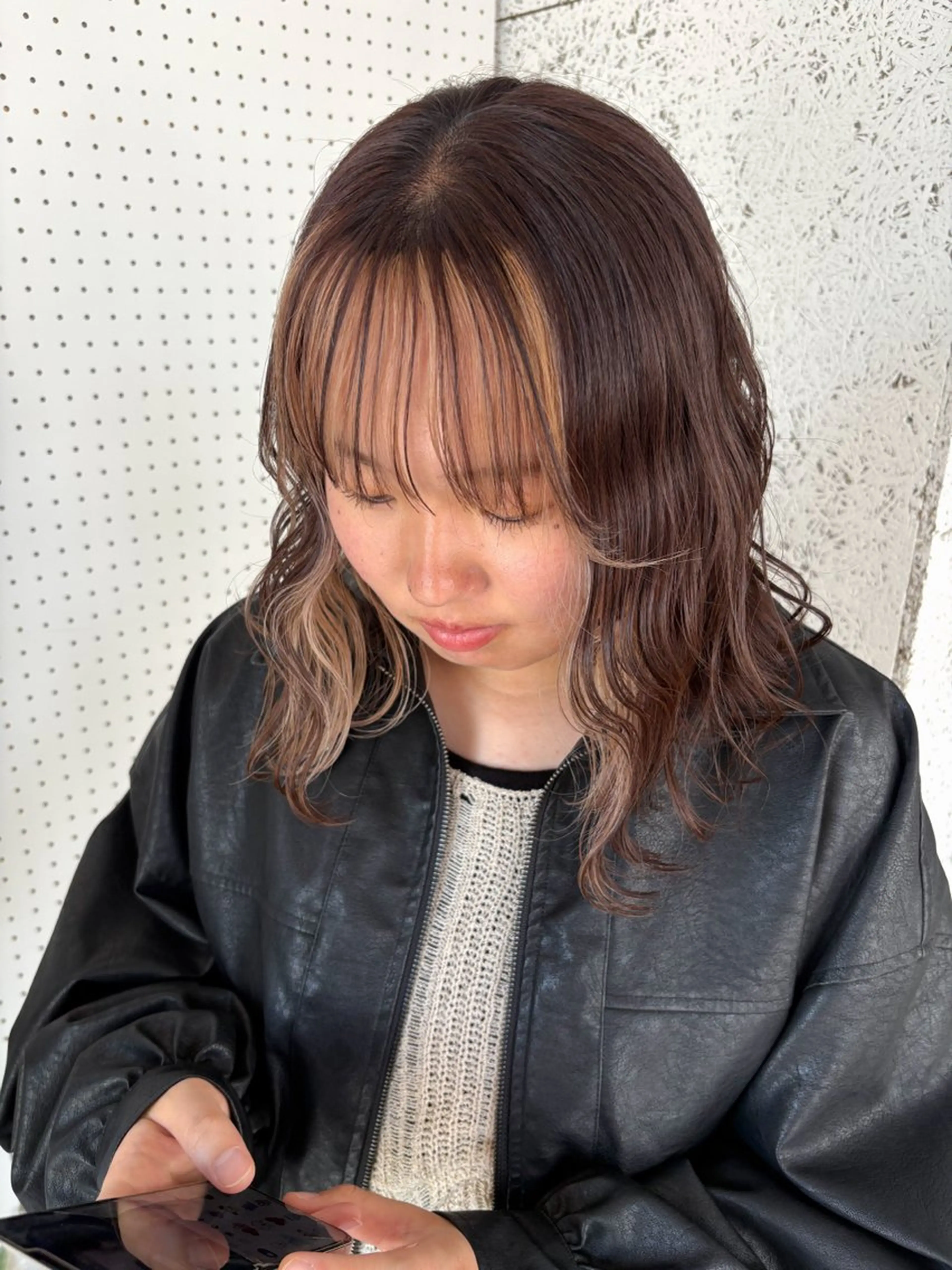 🫧『12月限定』ブリーチありインナーカラー×カット×5step TOKIOトリートメントの写真