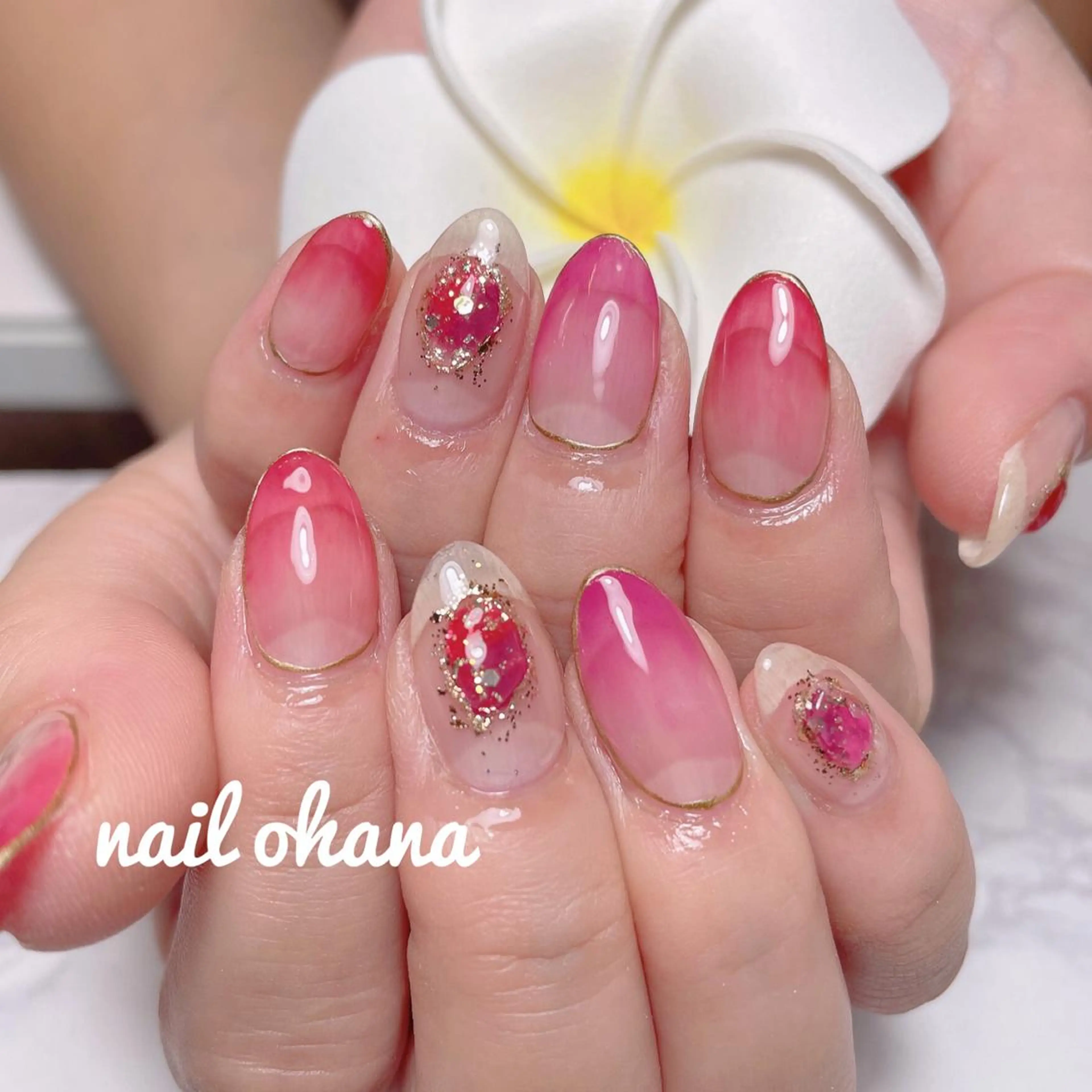 ネイル ジェルネイル 持ち込み ハンドネイル 那覇🏝️台湾人 ネイリストSHIUのネイルデザイン