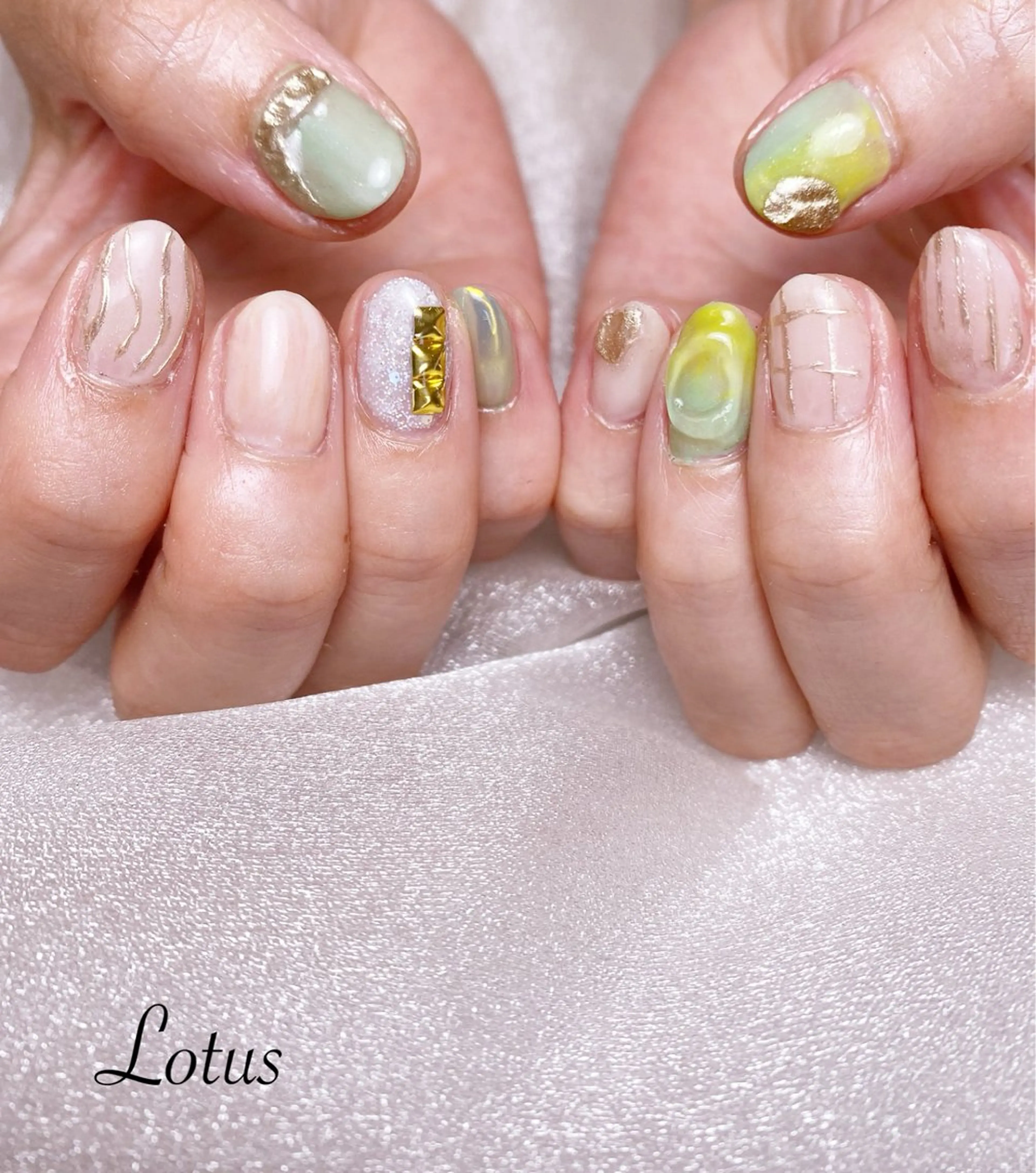 ネイル ハンドネイル ネイル＆脱毛 Lotus🌸のネイルデザイン