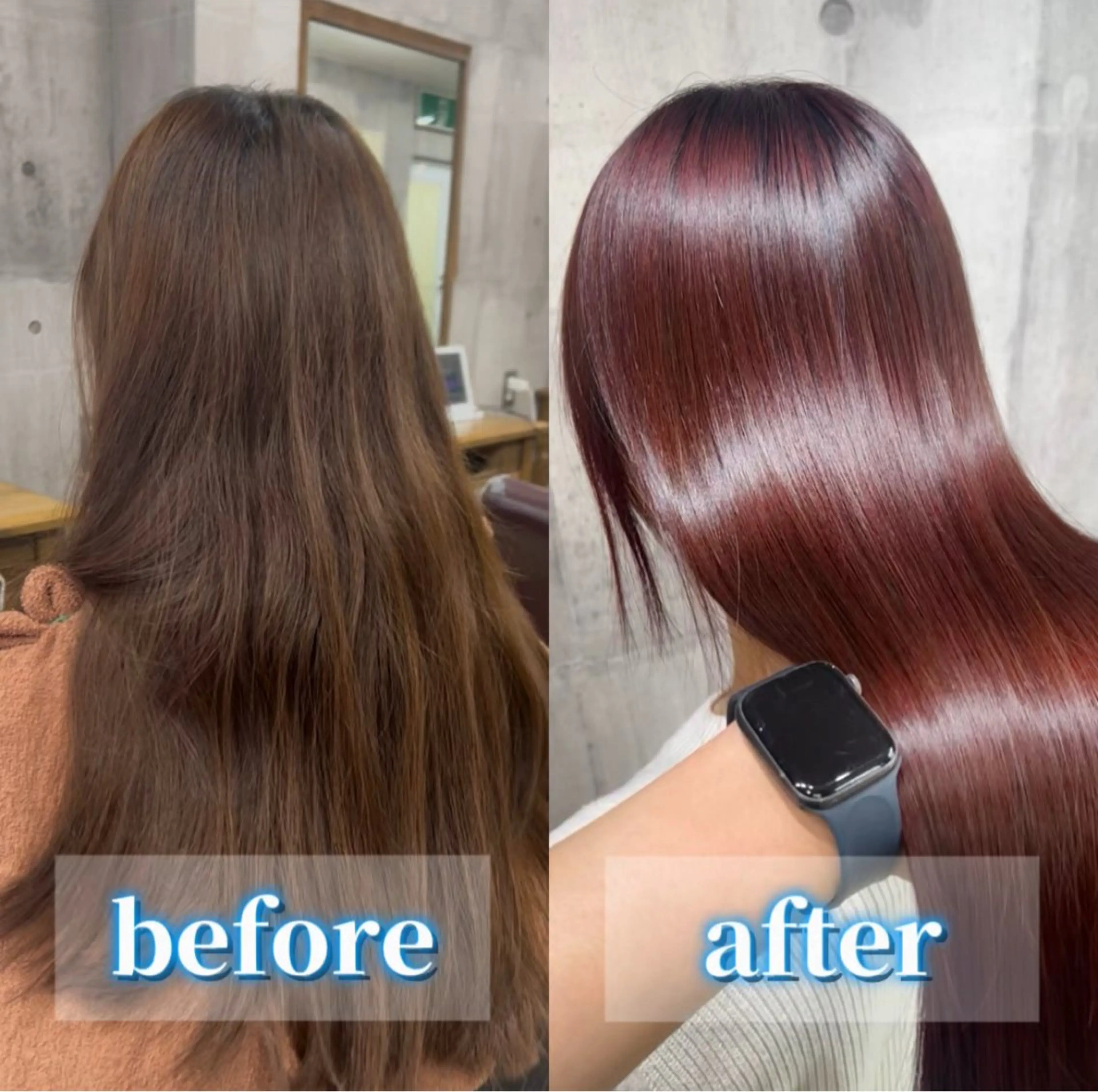 ロング 縮毛矯正 ヘアカラー 縮毛矯正 トリートメント 下野 将大のヘアスタイル