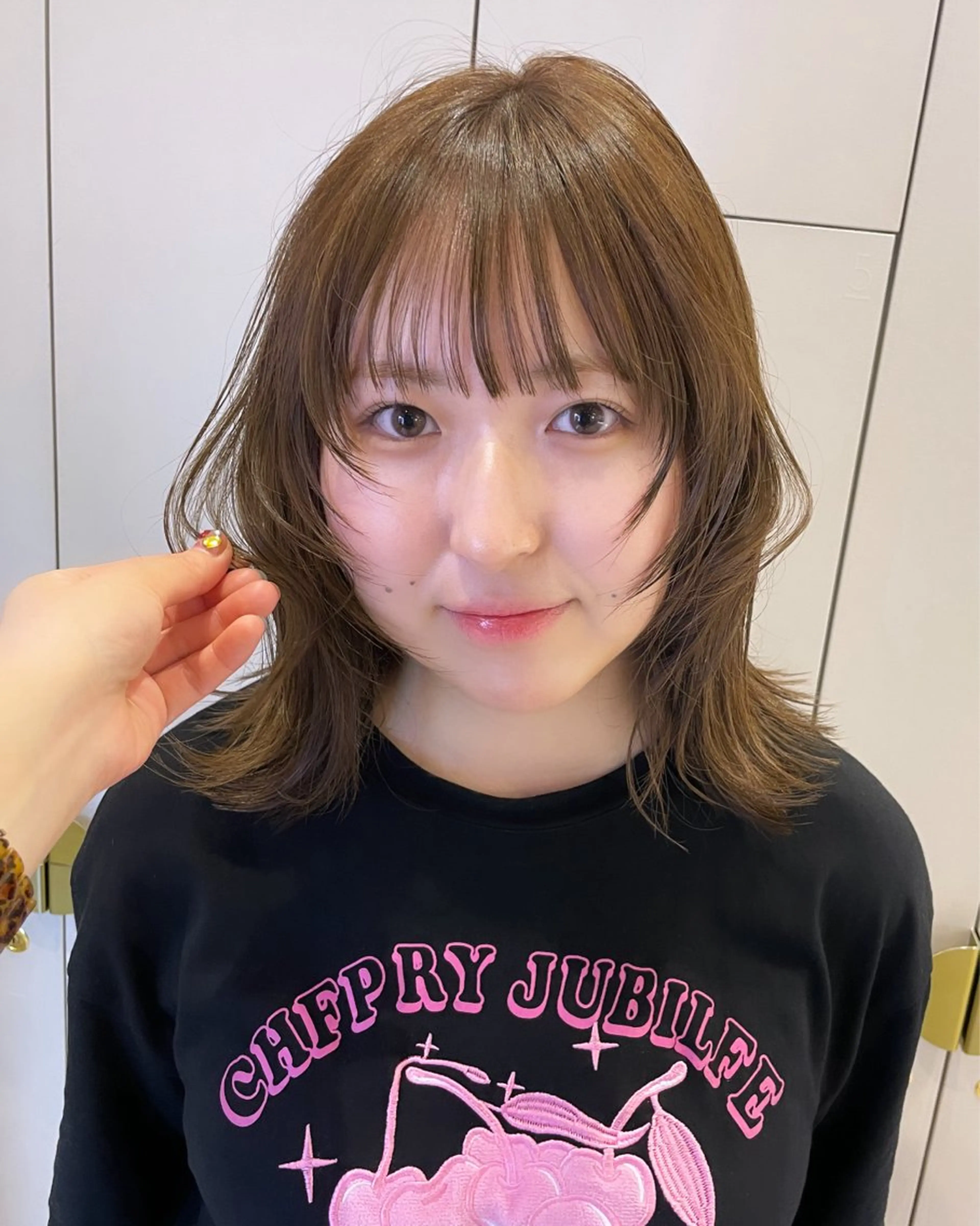 セミロング カラー カット ヘアカラー トリートメント 暖色/オリーブカラー /中村未来🍒🫒のヘアスタイル