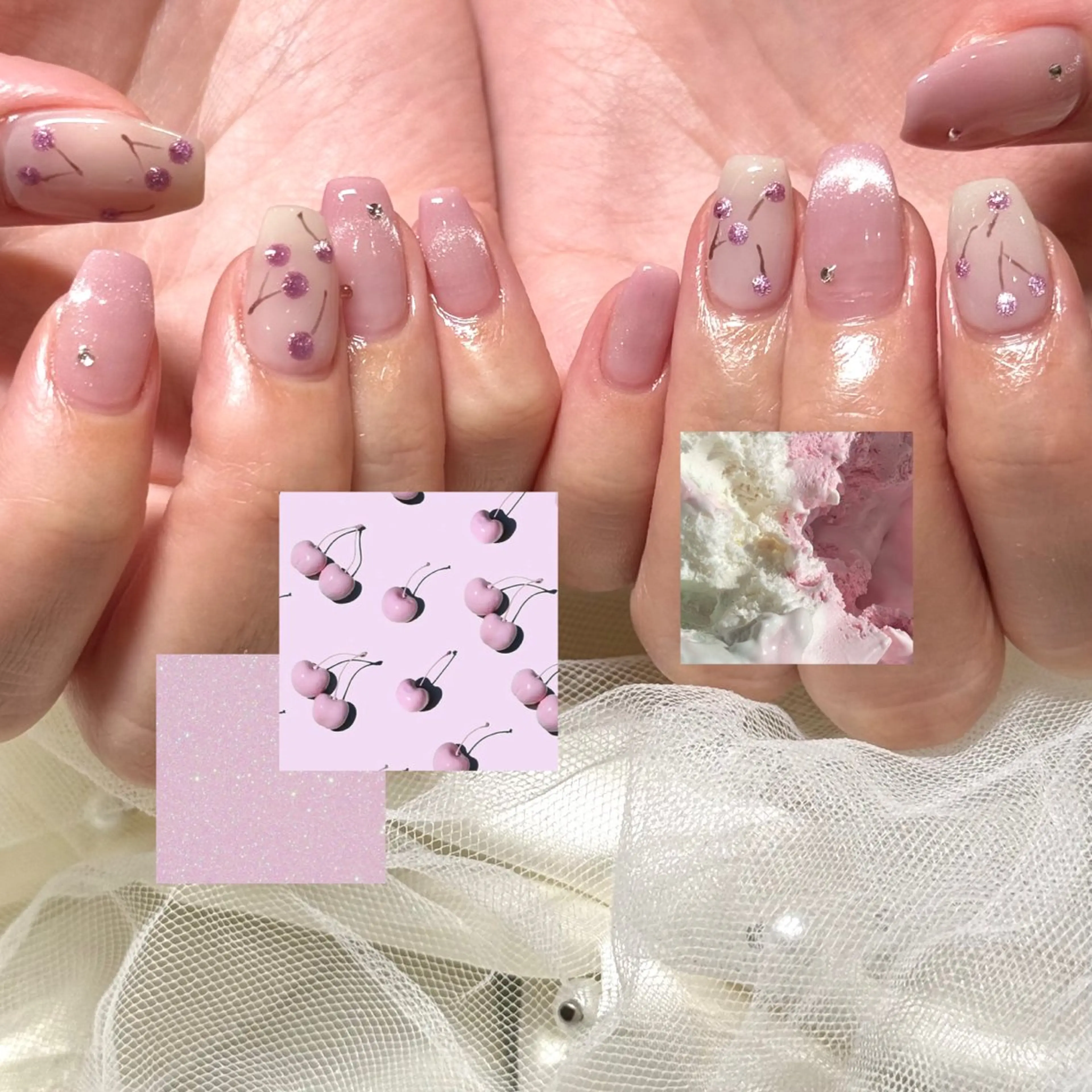 ネイル 春ネイル ハンドネイル chika .のネイルデザイン