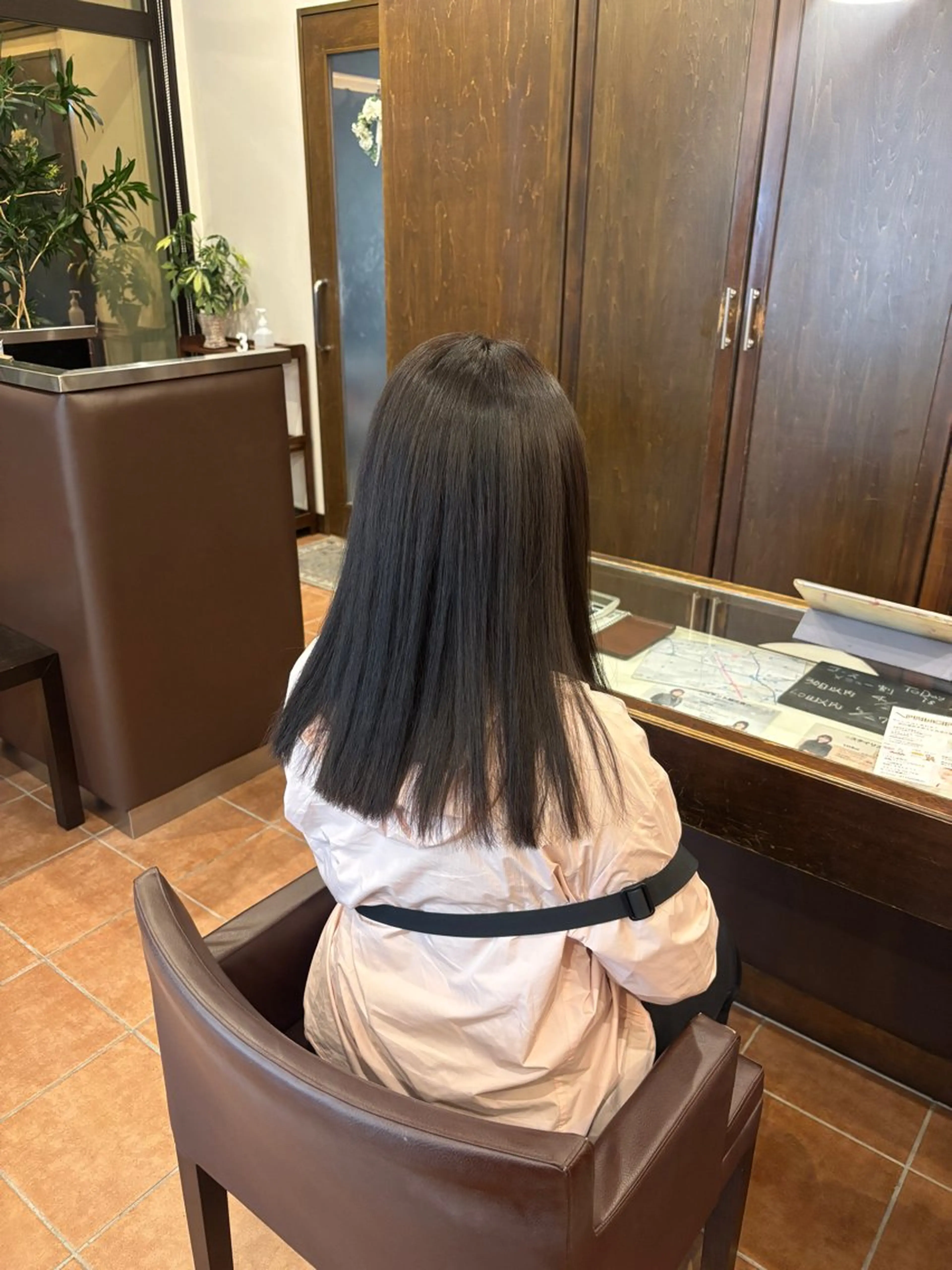 ロング カラー ブラウンカラー ヘアカラー 武藤 冬月のヘアスタイル