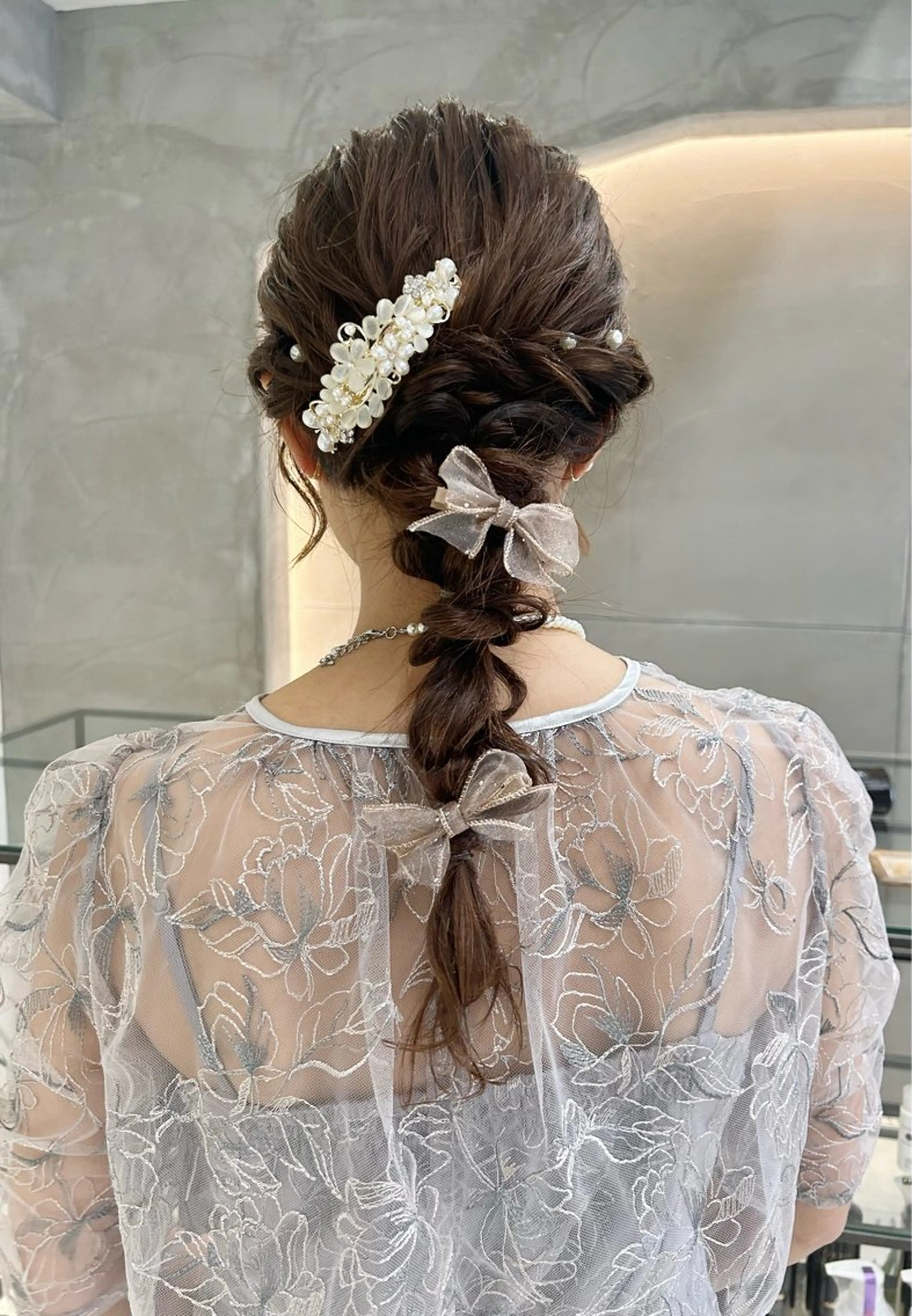 🎀結婚式や大切な日に🎀🩰ゆるふわヘアセット🩰の写真