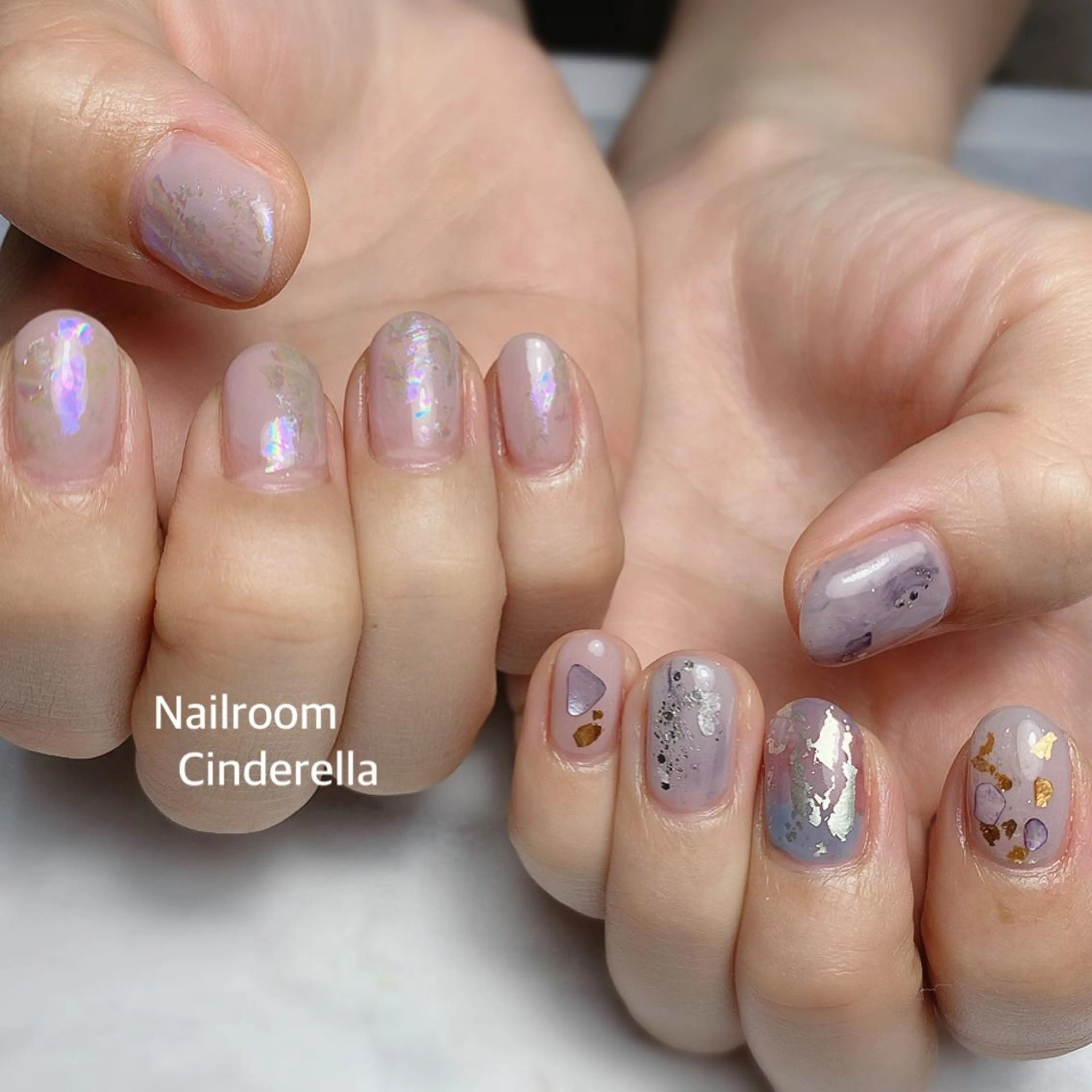 ネイル ニュアンスネイル Nailroom. Cinderellaのネイルデザイン