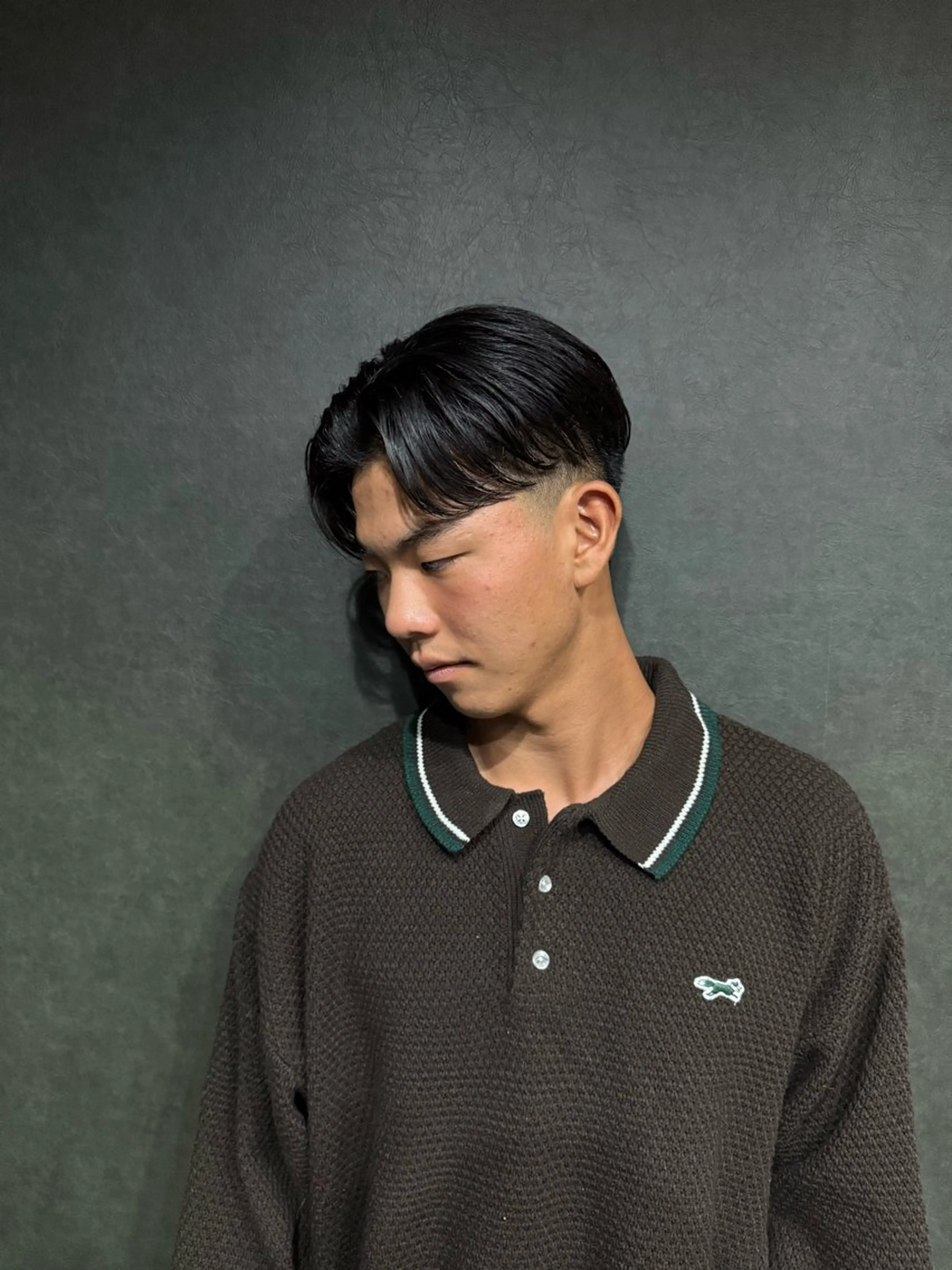 ミディアム パーマ メンズ カット パーマ Les  Mains所属・Les Mainsのヘアスタイル